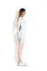 Blue mid scoop-back bodysuit sold by MDNT:45