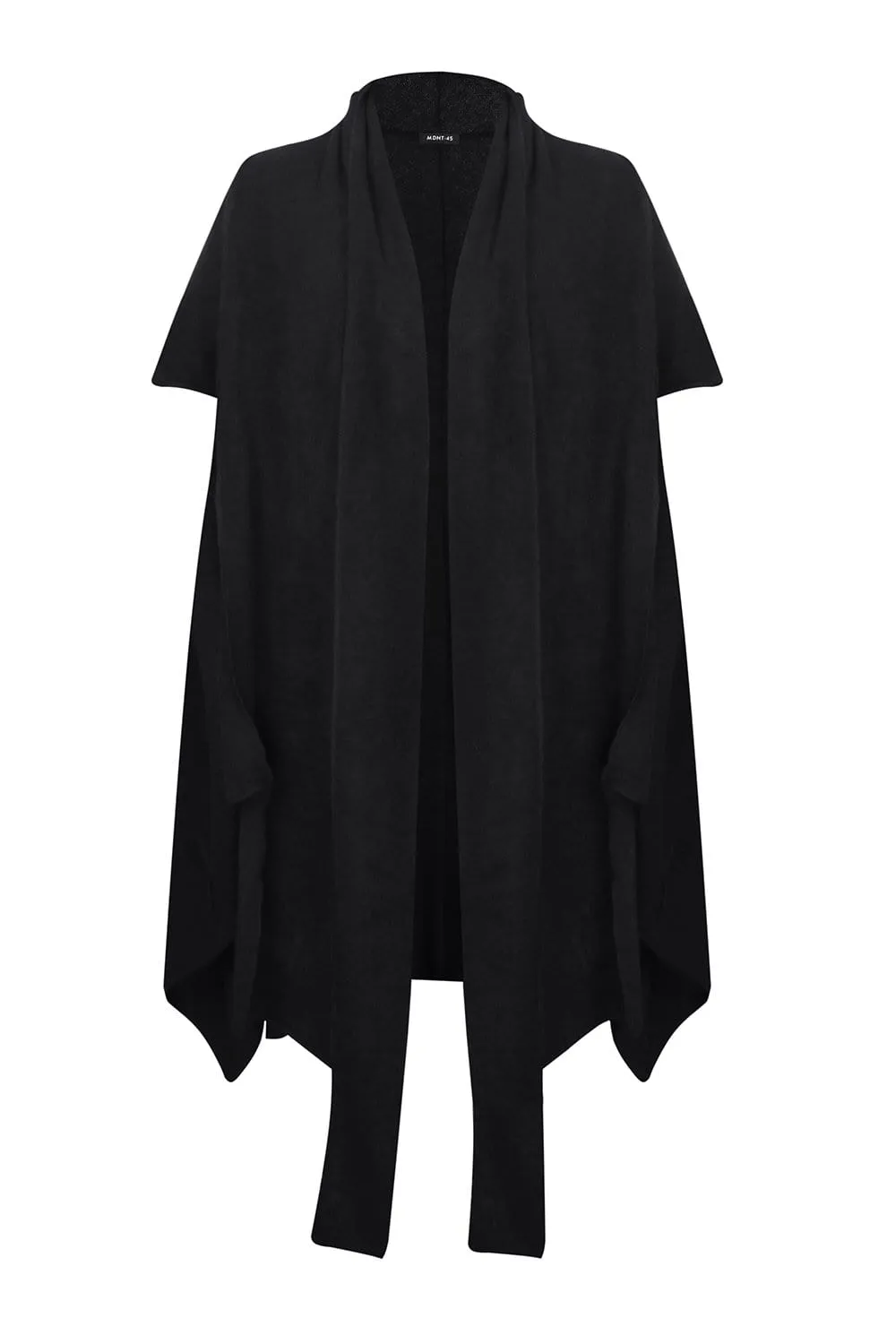 Black sleeveless coat sold by MDNT:45