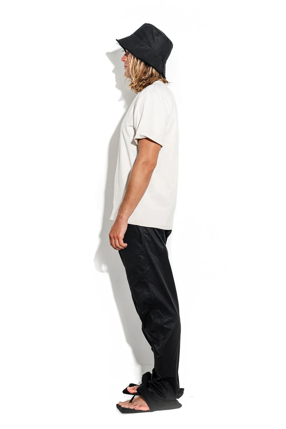 White T-shirt with a geometric seam sold by MDNT:45 product image thumbnail 5