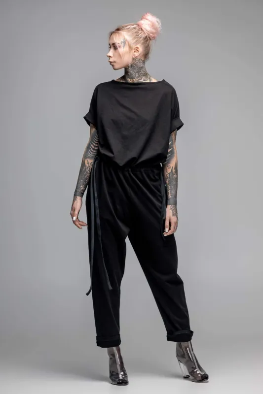 Drawstring-waist jumpsuit sold by MDNT:45