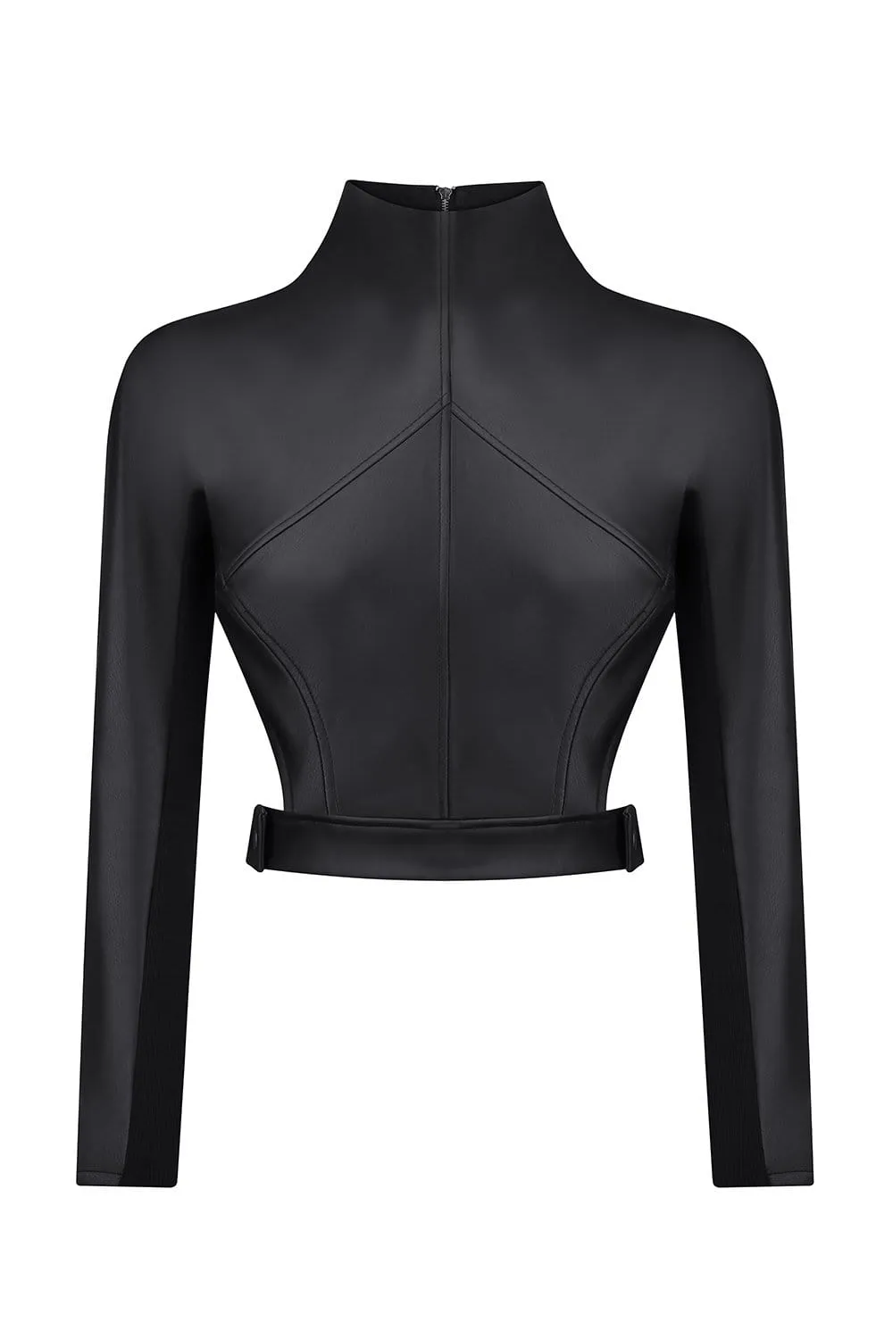 Black crop top sold by MDNT:45