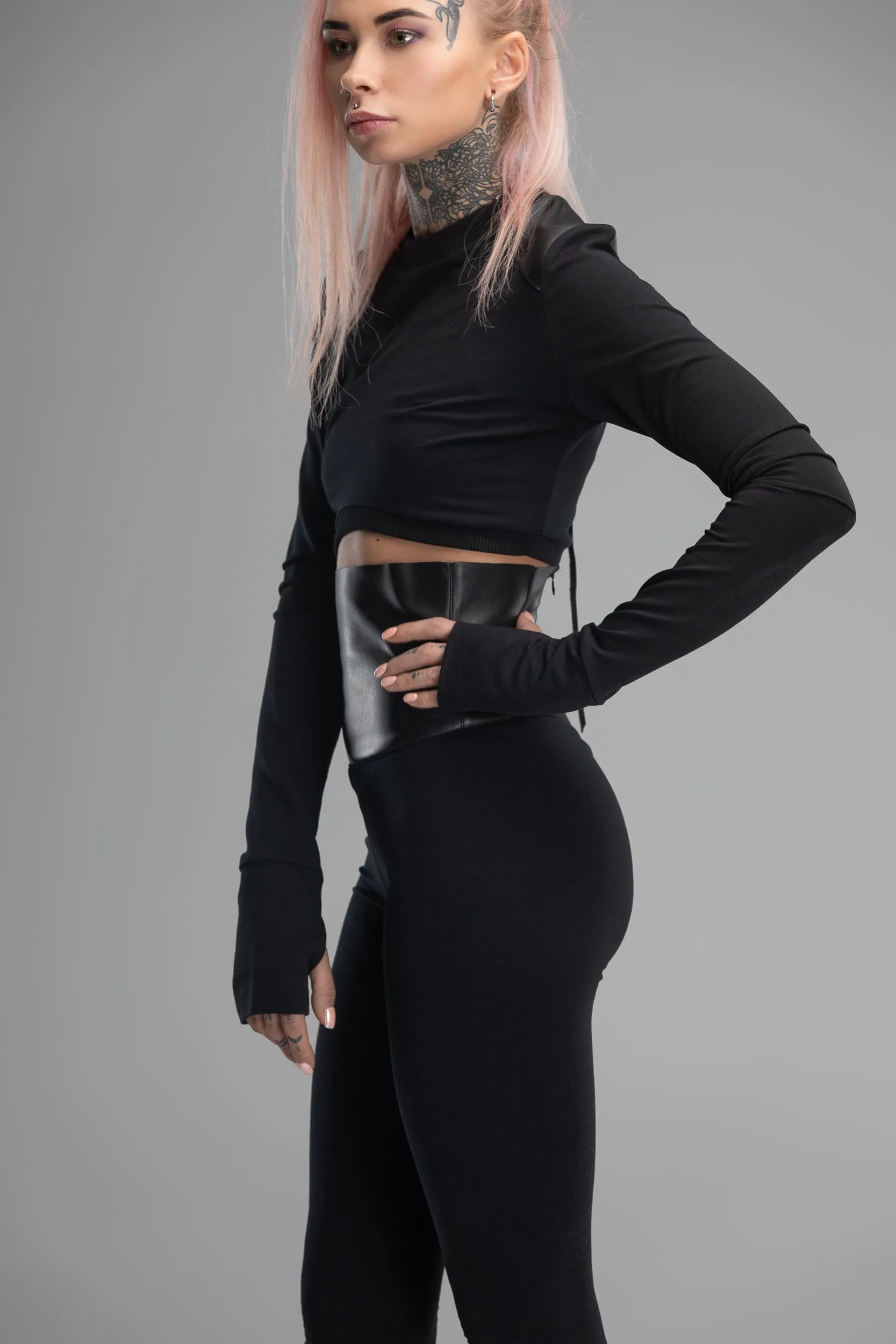 High waist corset leggings sold by MDNT:45 product image thumbnail 4