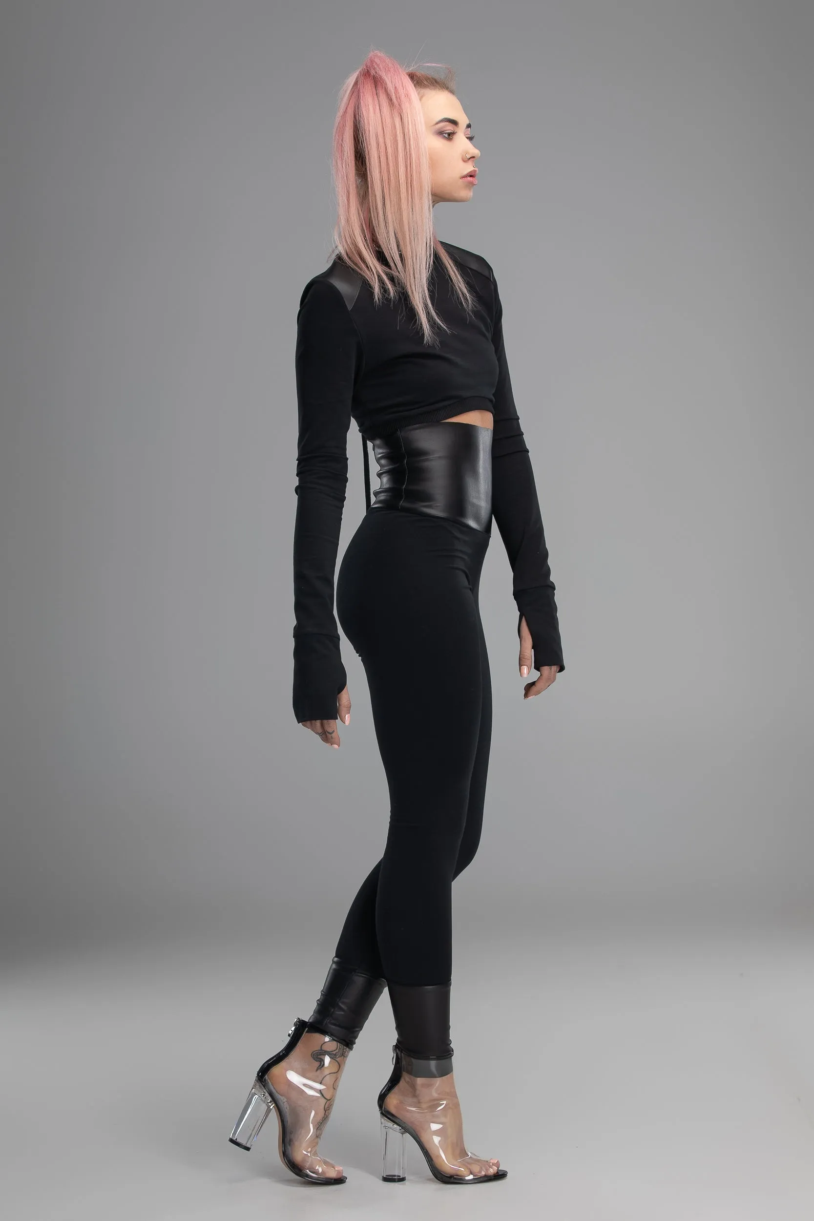 High waist corset leggings sold by MDNT:45 product image thumbnail 3
