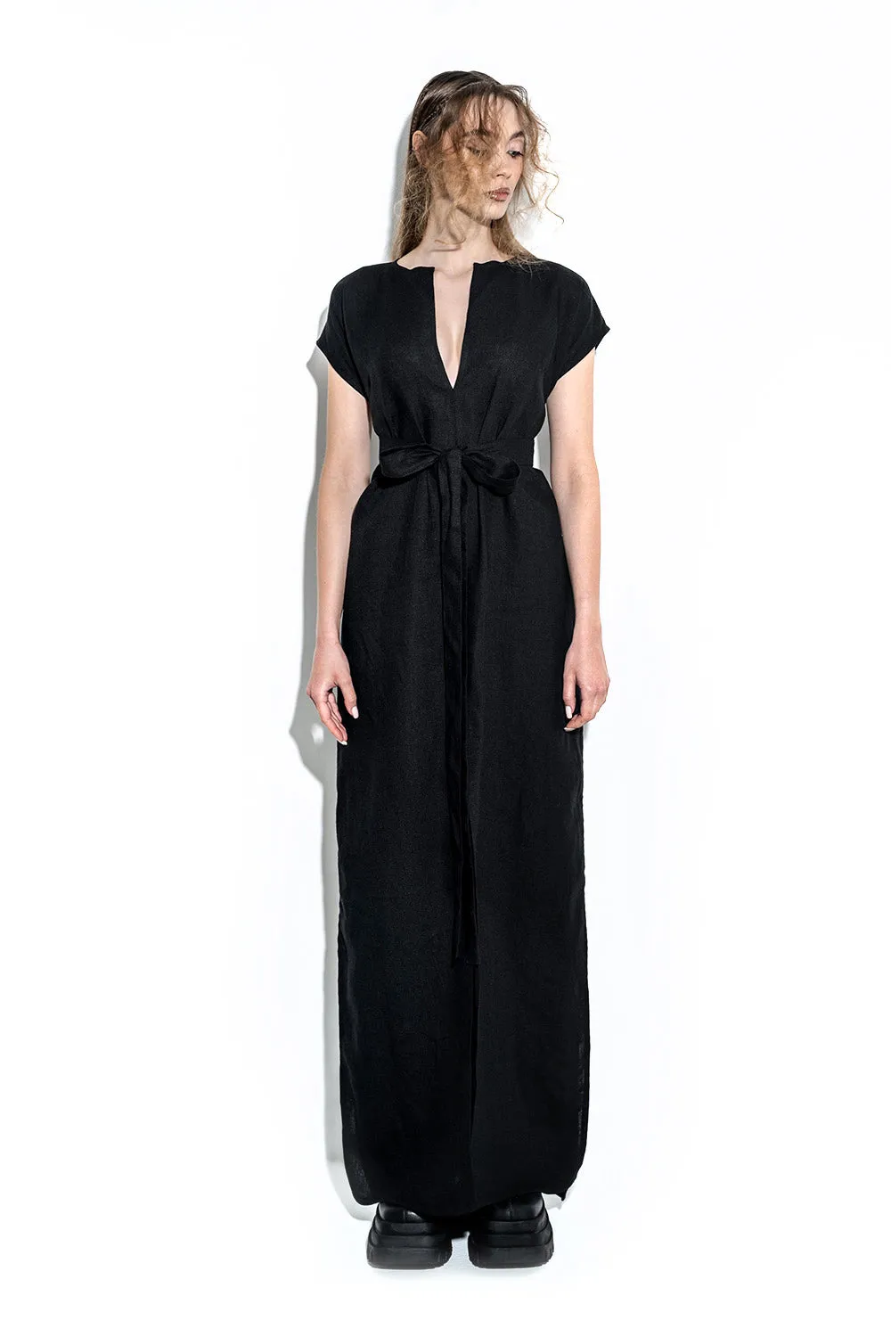 Linen tunic dress sold by MDNT:45