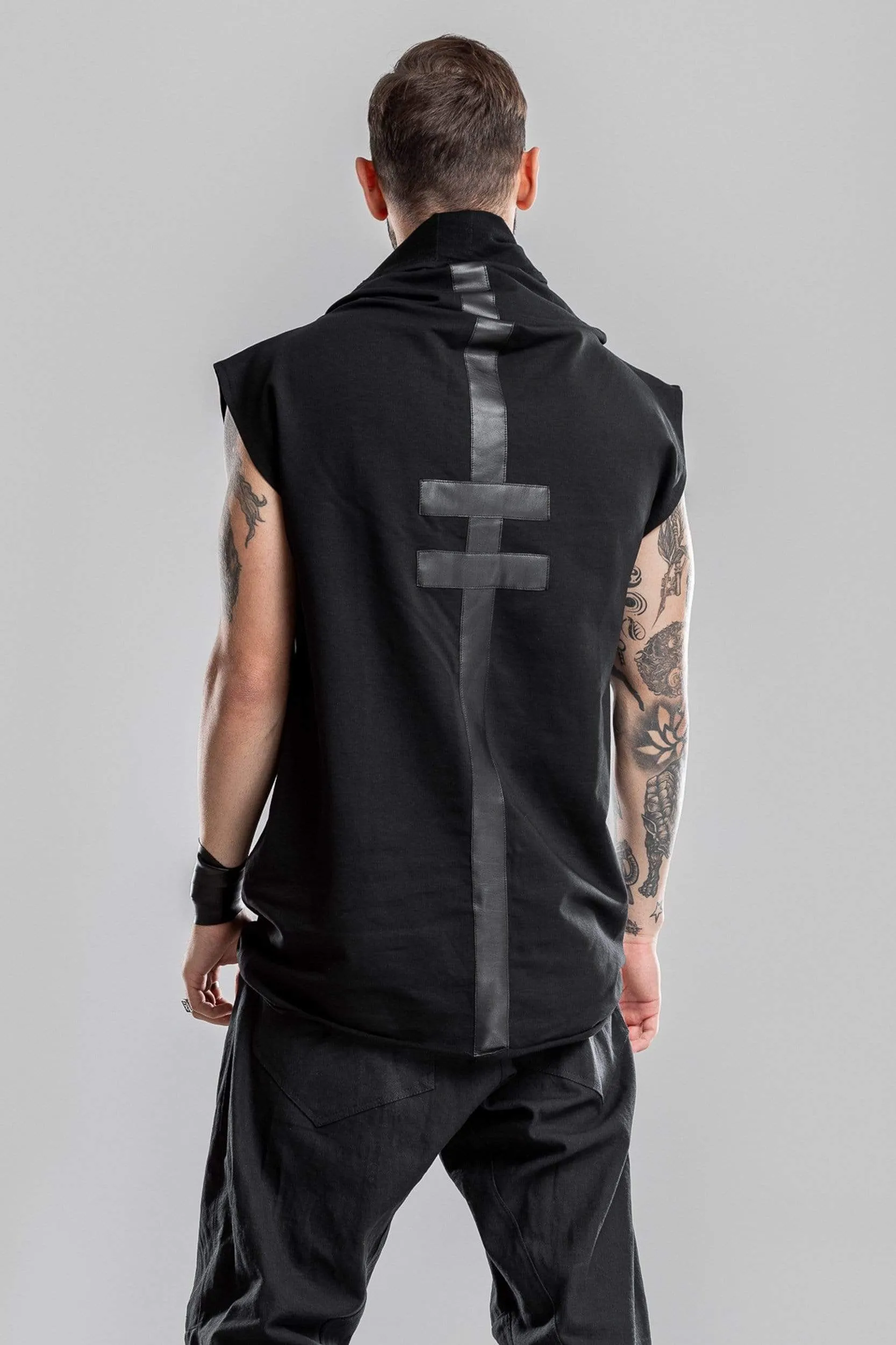 Men hooded shirt sold by MDNT:45 product image thumbnail 4