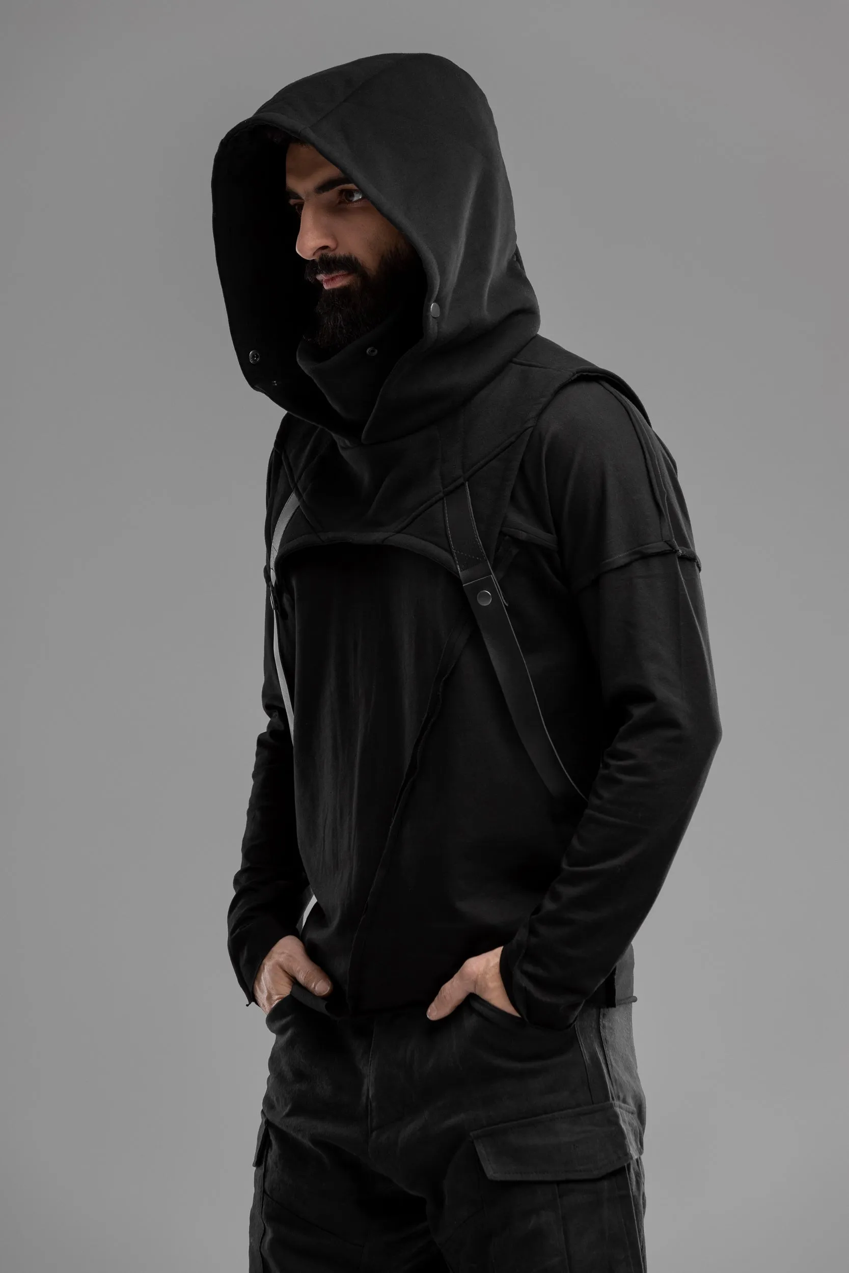 Cosplay black hood sold by MDNT:45 product image thumbnail 2