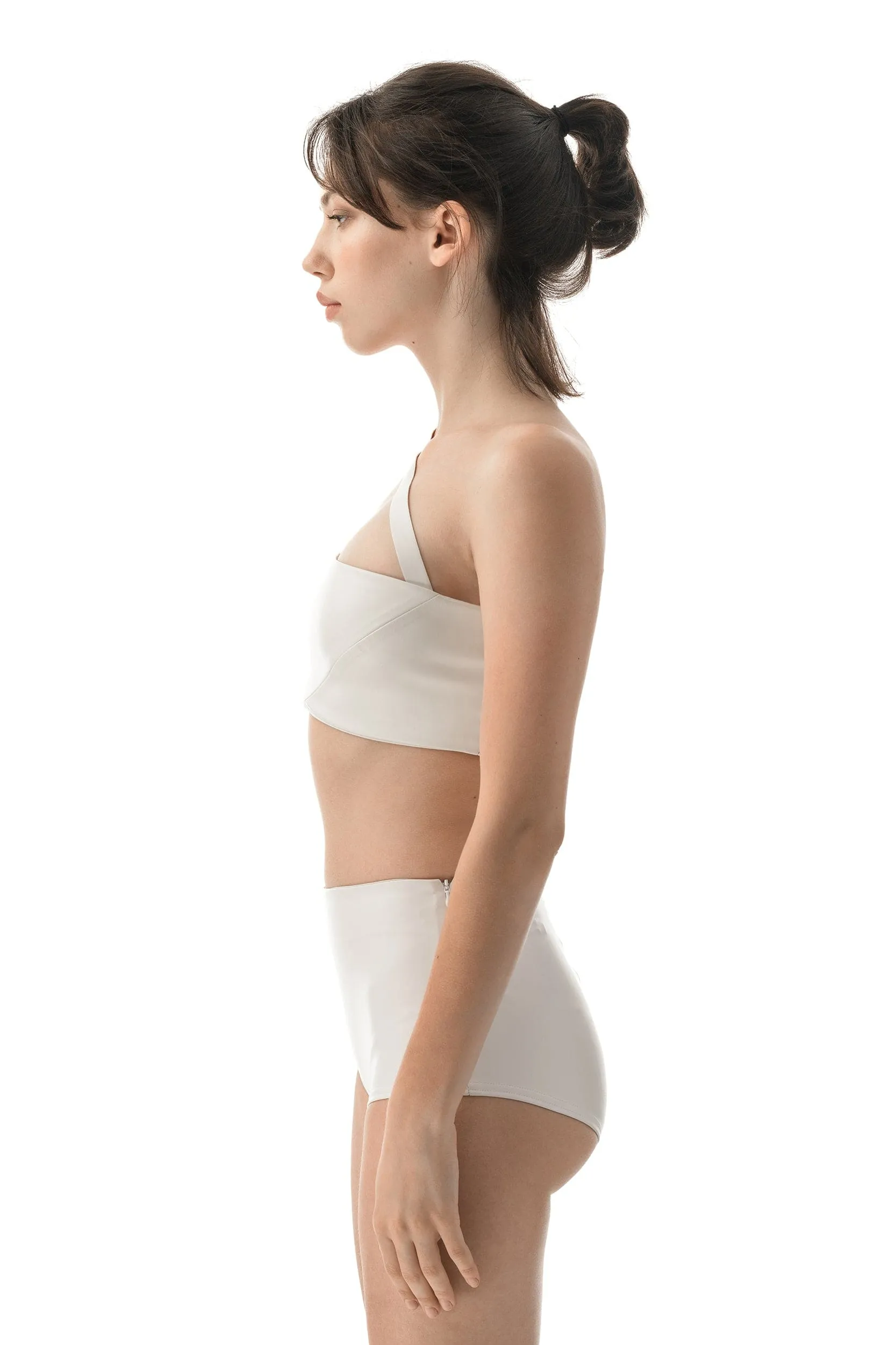 Leather top Zoni White sold by MDNT:45 product image thumbnail 4