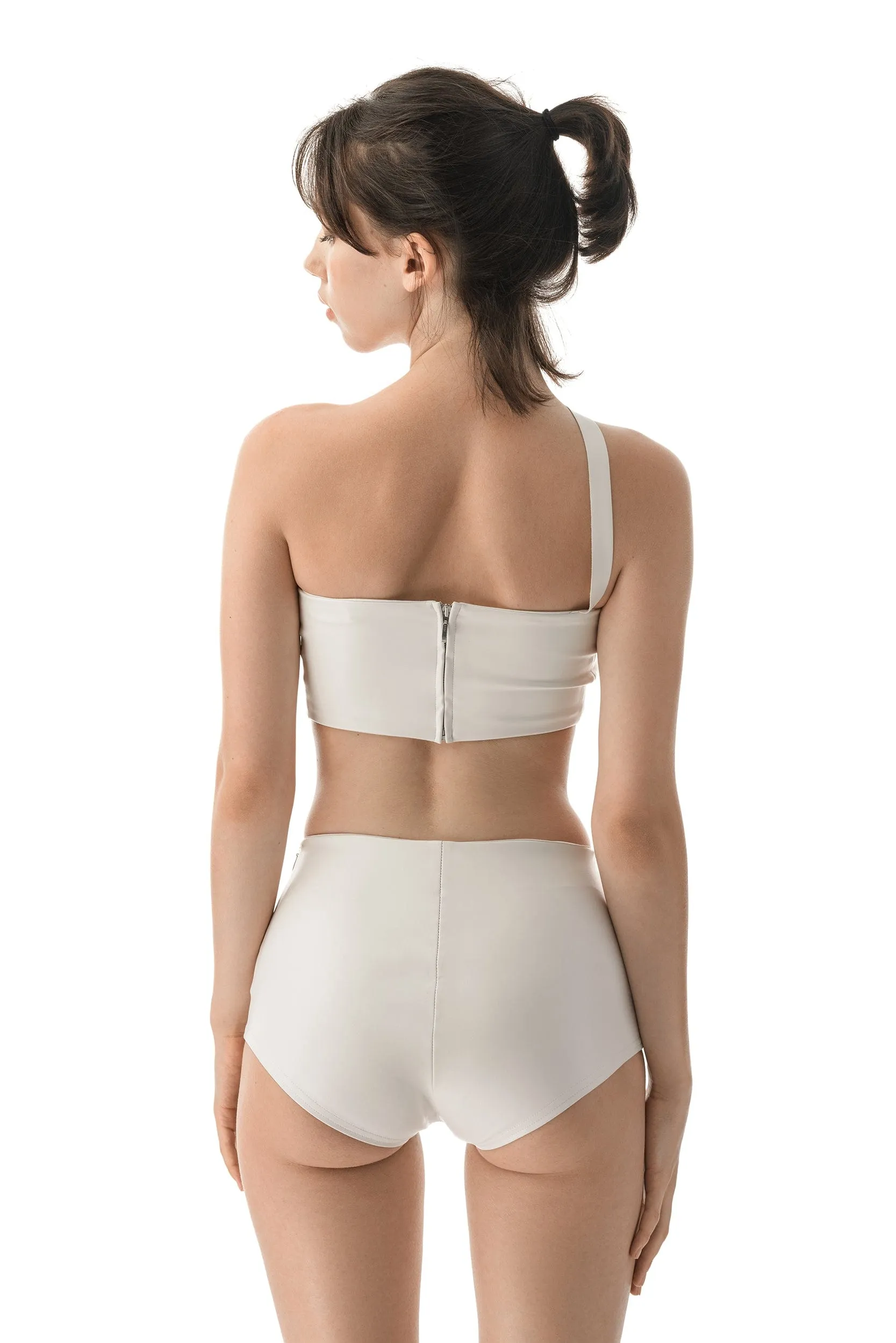 Leather top Zoni White sold by MDNT:45 product image thumbnail 2