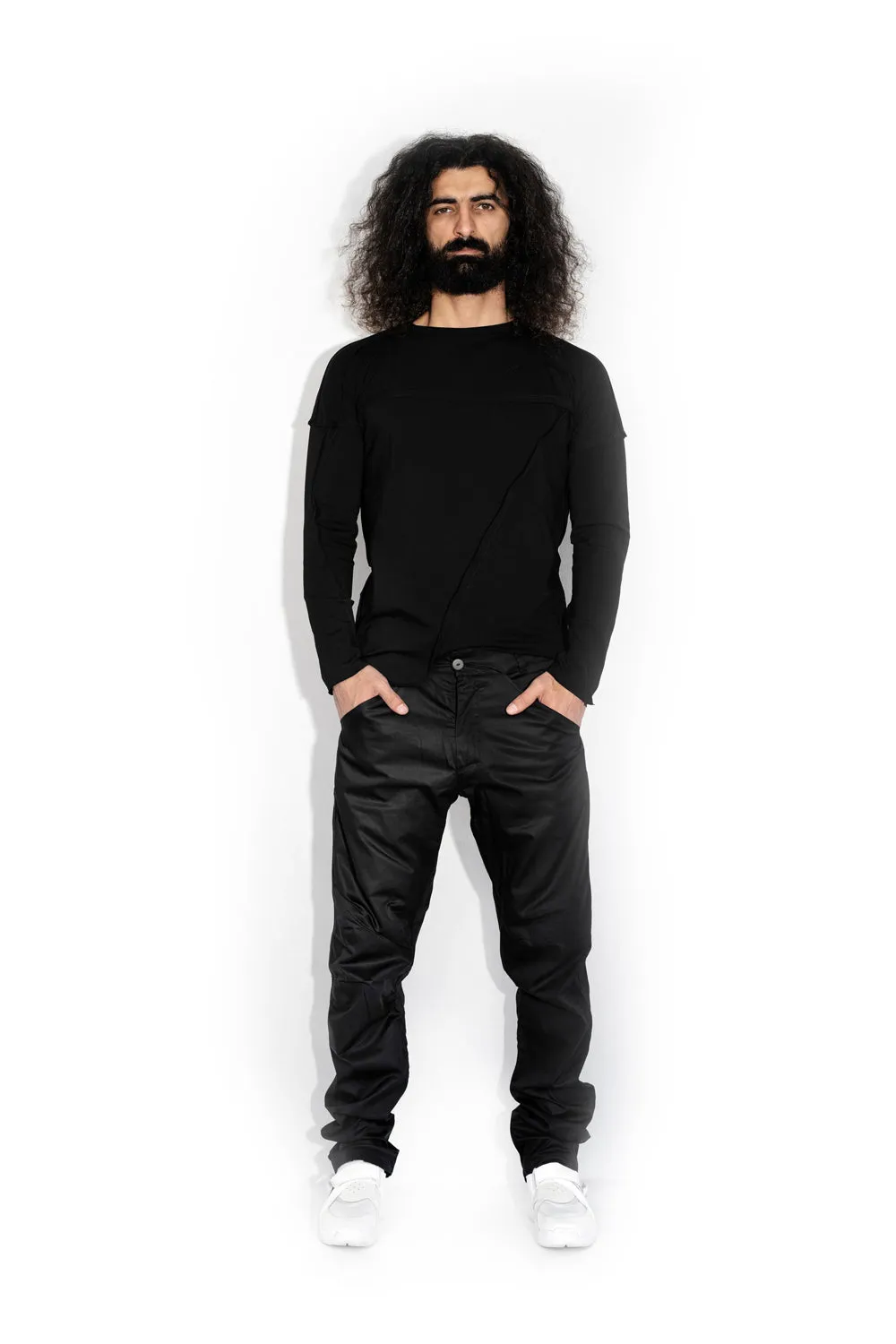 Bundle: Black & Khaki Long Sleeve T-shirt sold by MDNT:45 product image thumbnail 2