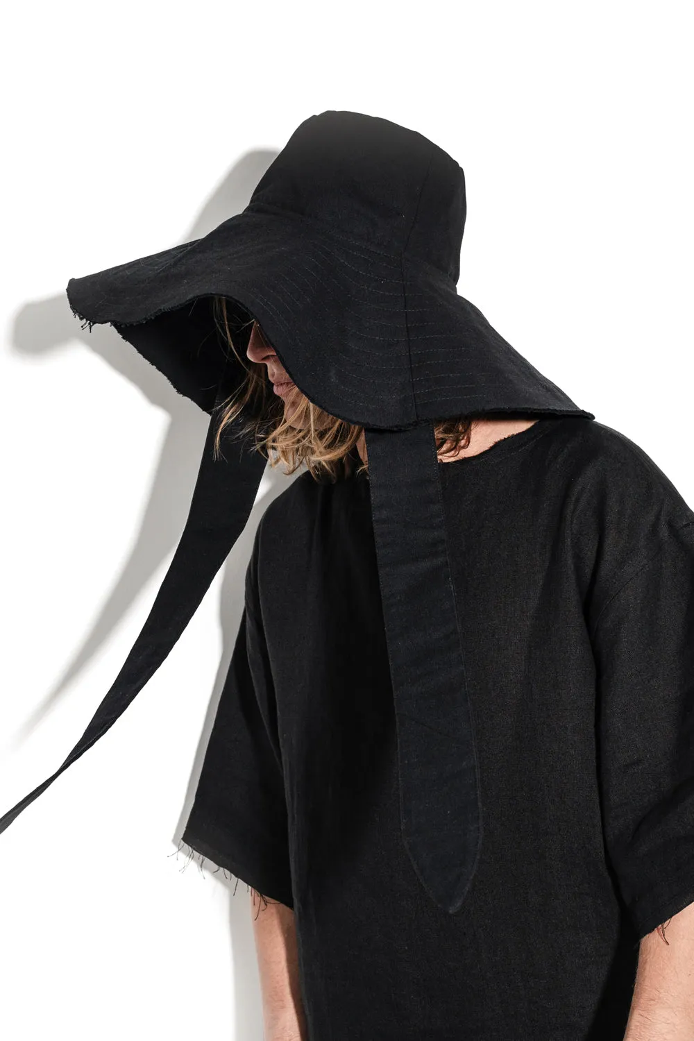 Windoff black hat with ties sold by MDNT:45 product image thumbnail 2