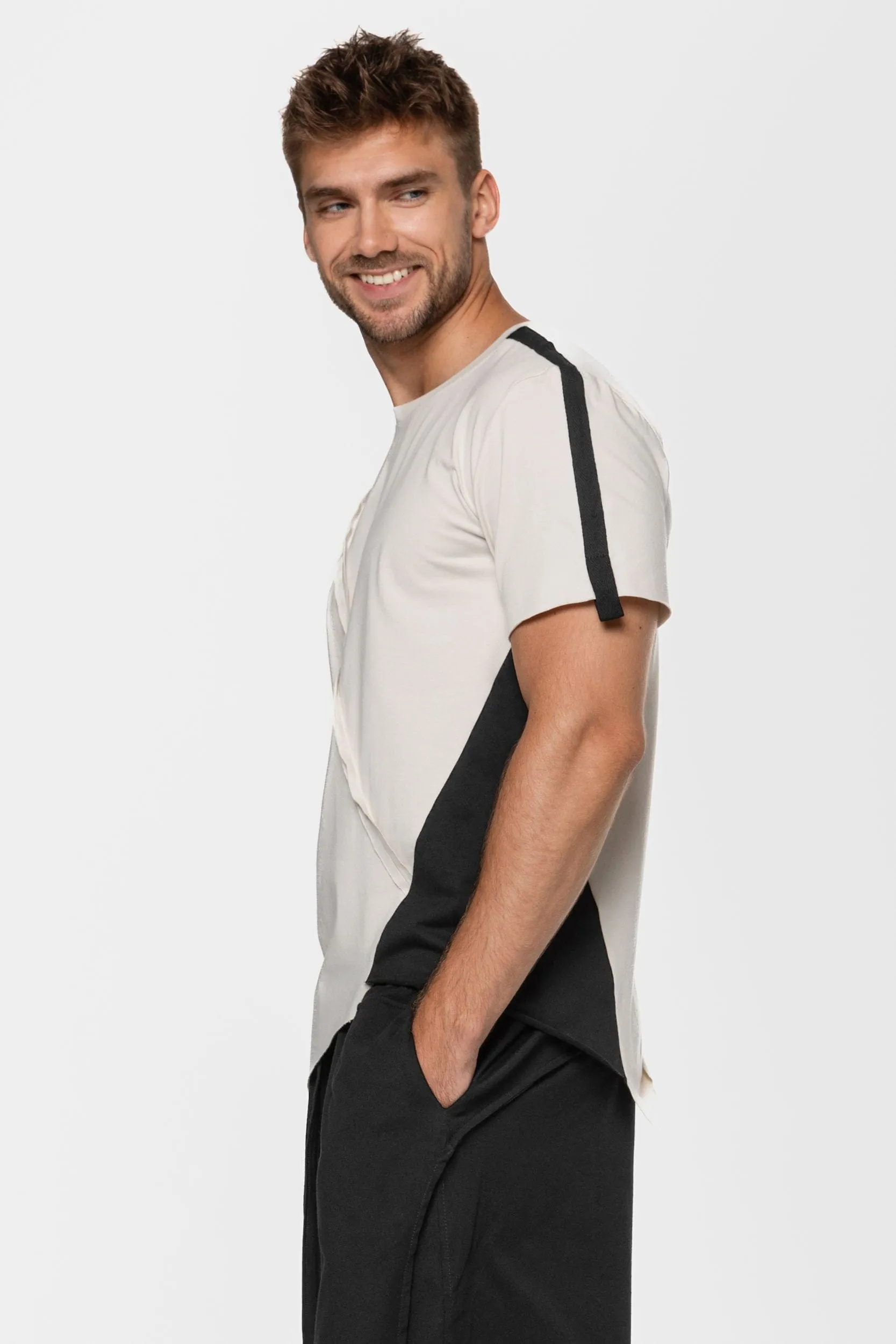 Two-tone Geometric T-shirt sold by MDNT:45 product image thumbnail 2