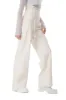 White Faux Leather V-cut Pants sold by MDNT:45