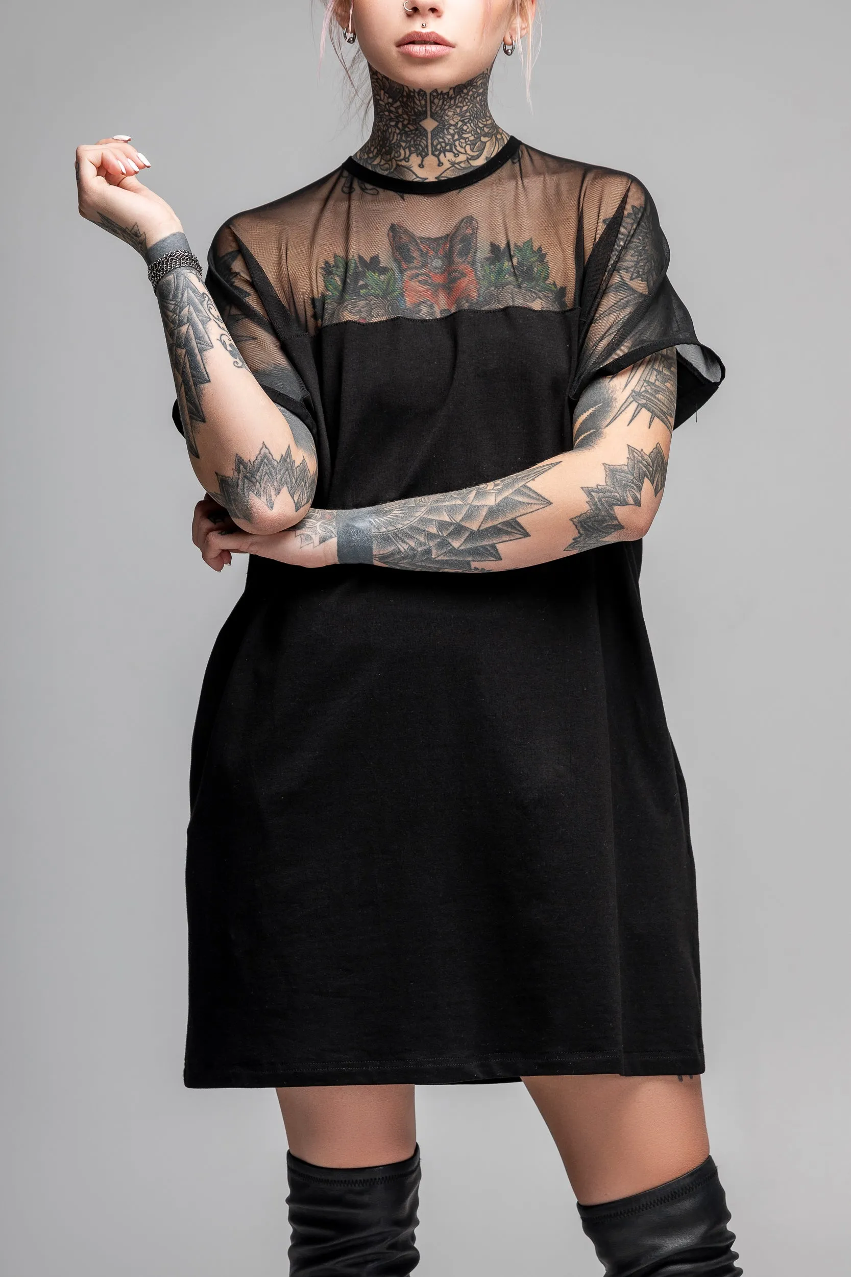 T-shirt mini dress sold by MDNT:45 product image thumbnail 4