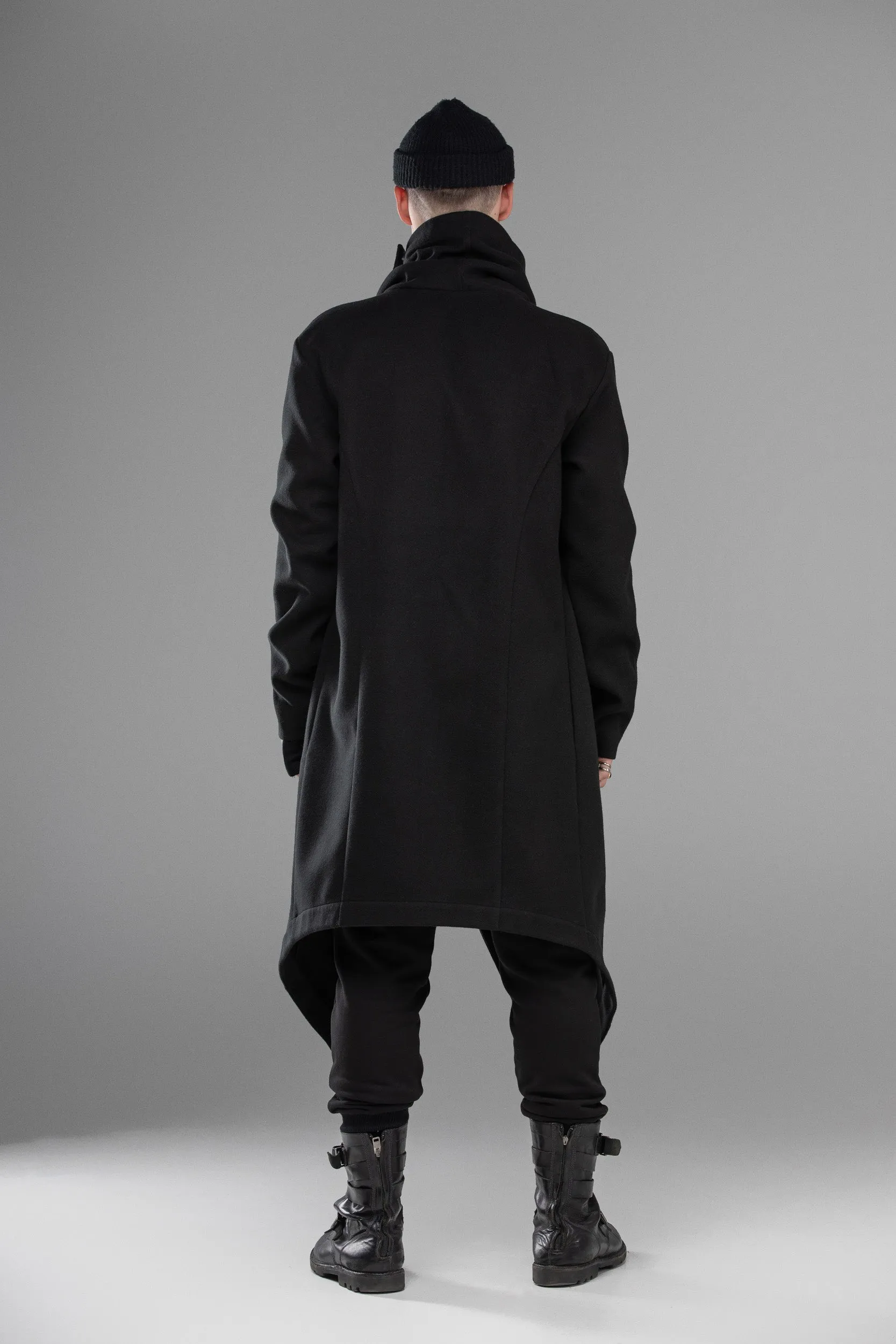 Oversized geometric loose fit coat sold by MDNT:45 product image thumbnail 3