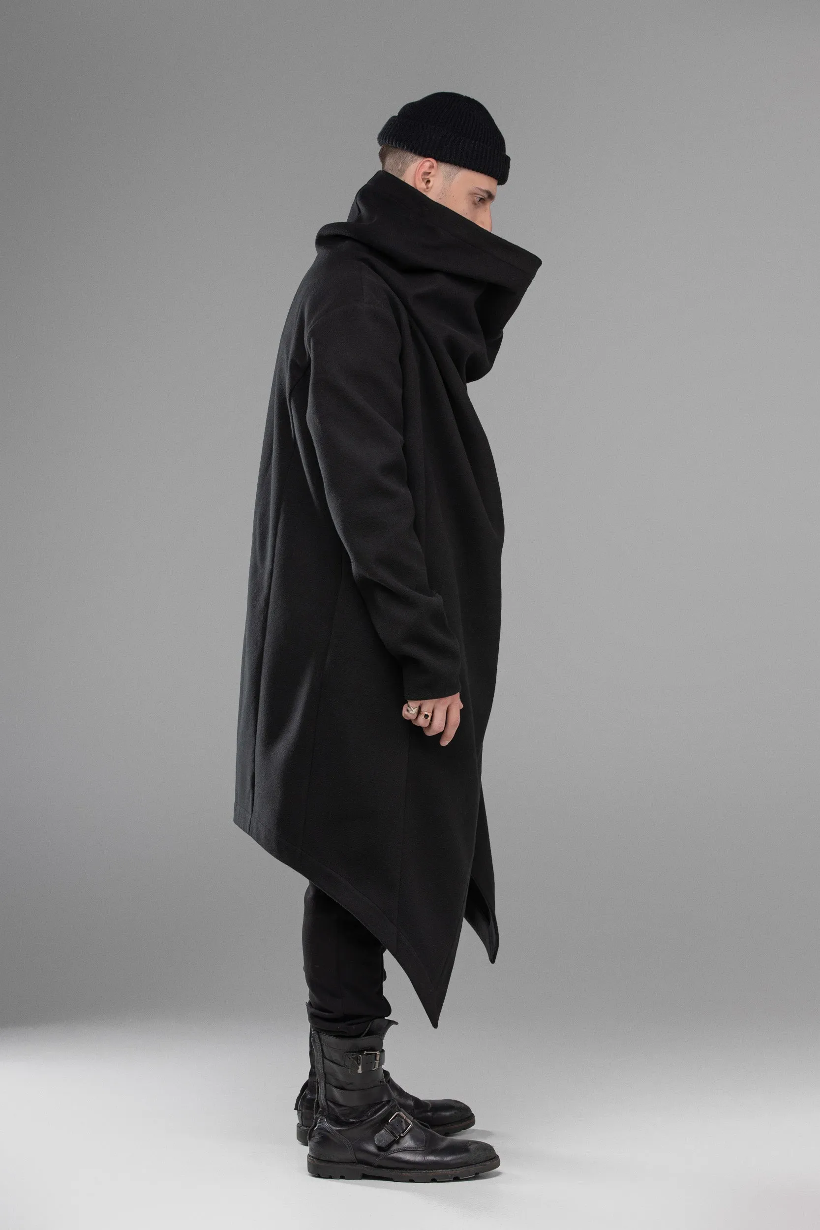 Oversized geometric loose fit coat sold by MDNT:45 product image thumbnail 4