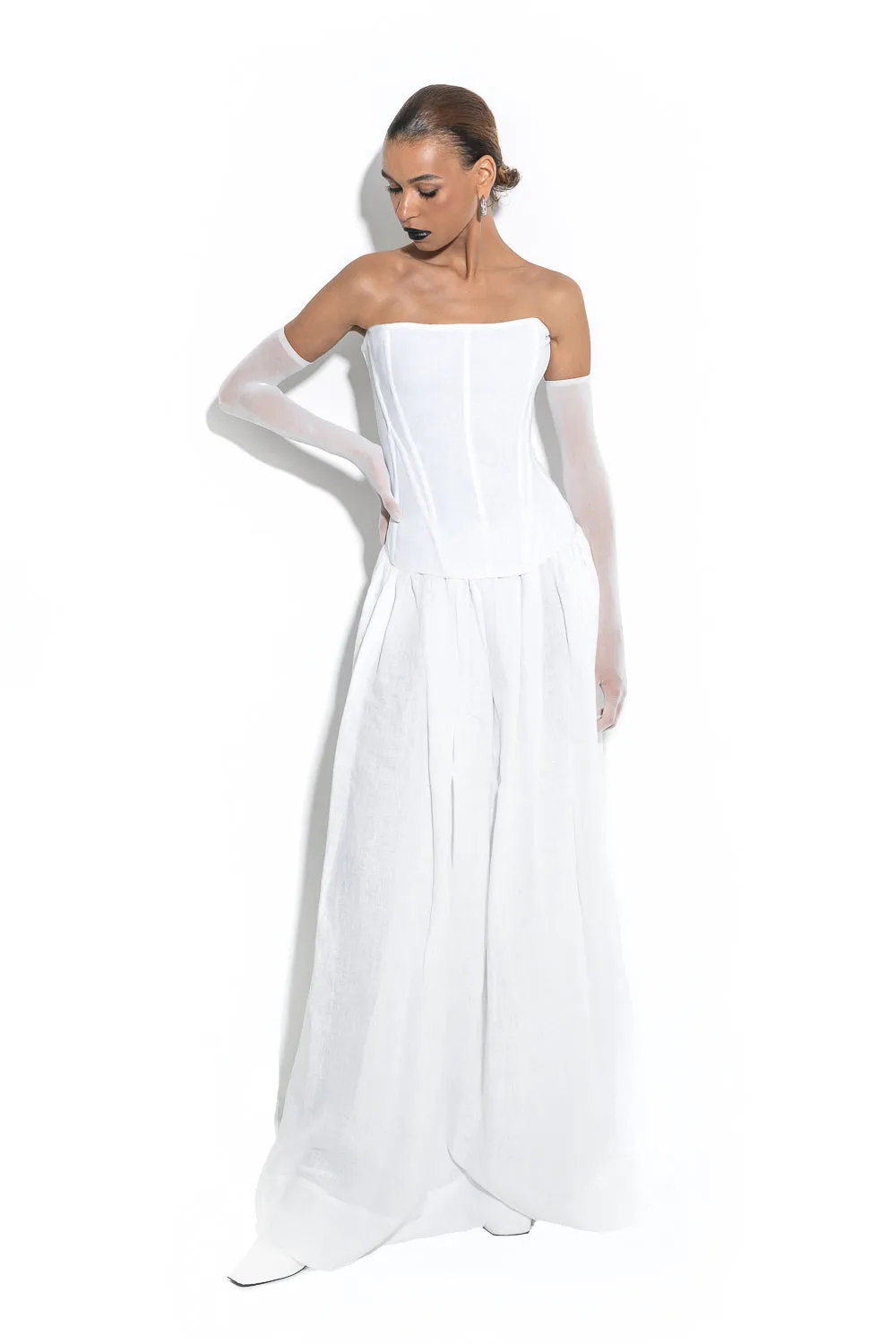 Linen maxi skirt sold by MDNT:45 product image thumbnail 2