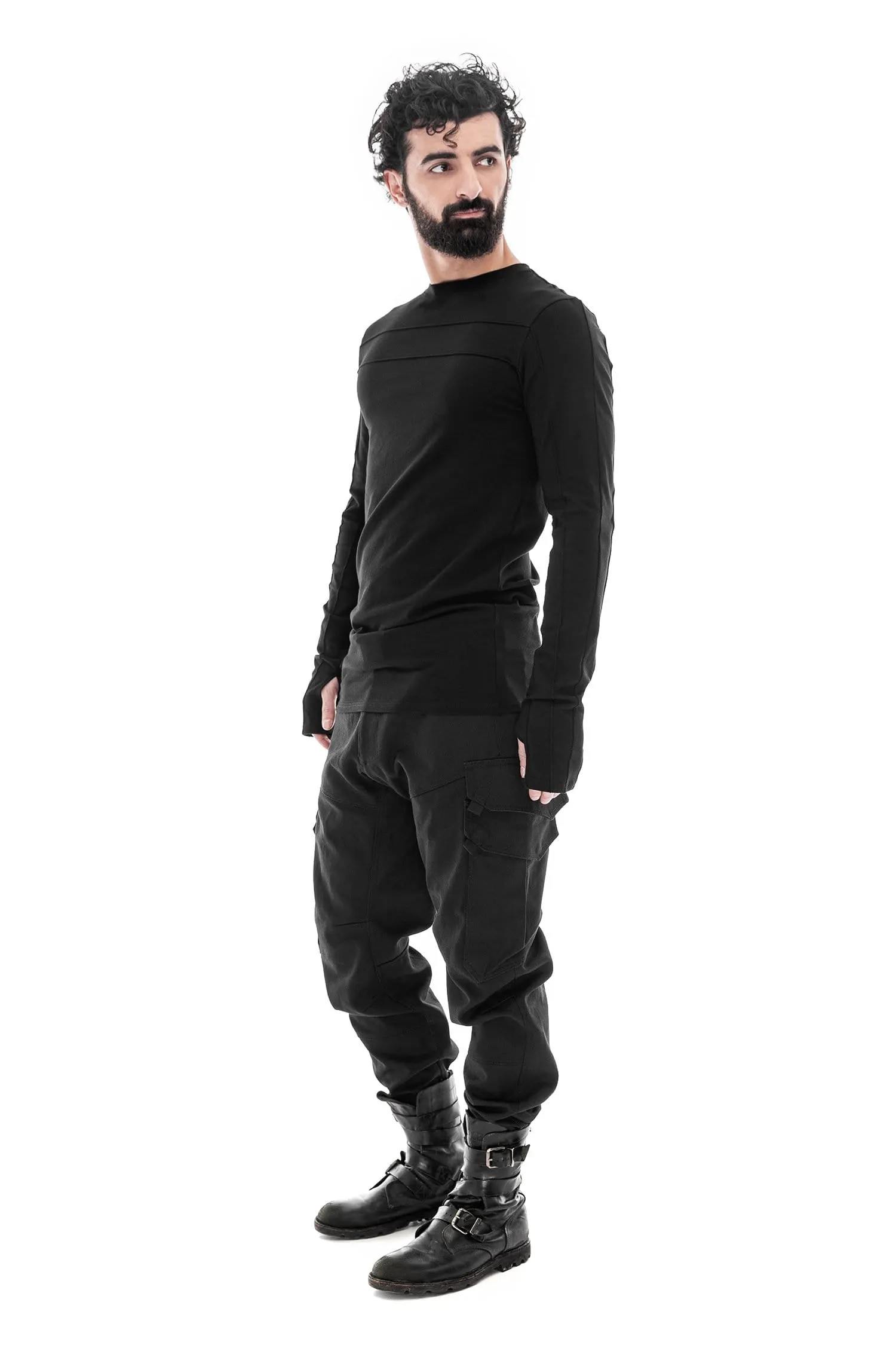 Fitted Cotton Long Sleeve Top sold by MDNT:45 product image thumbnail 2