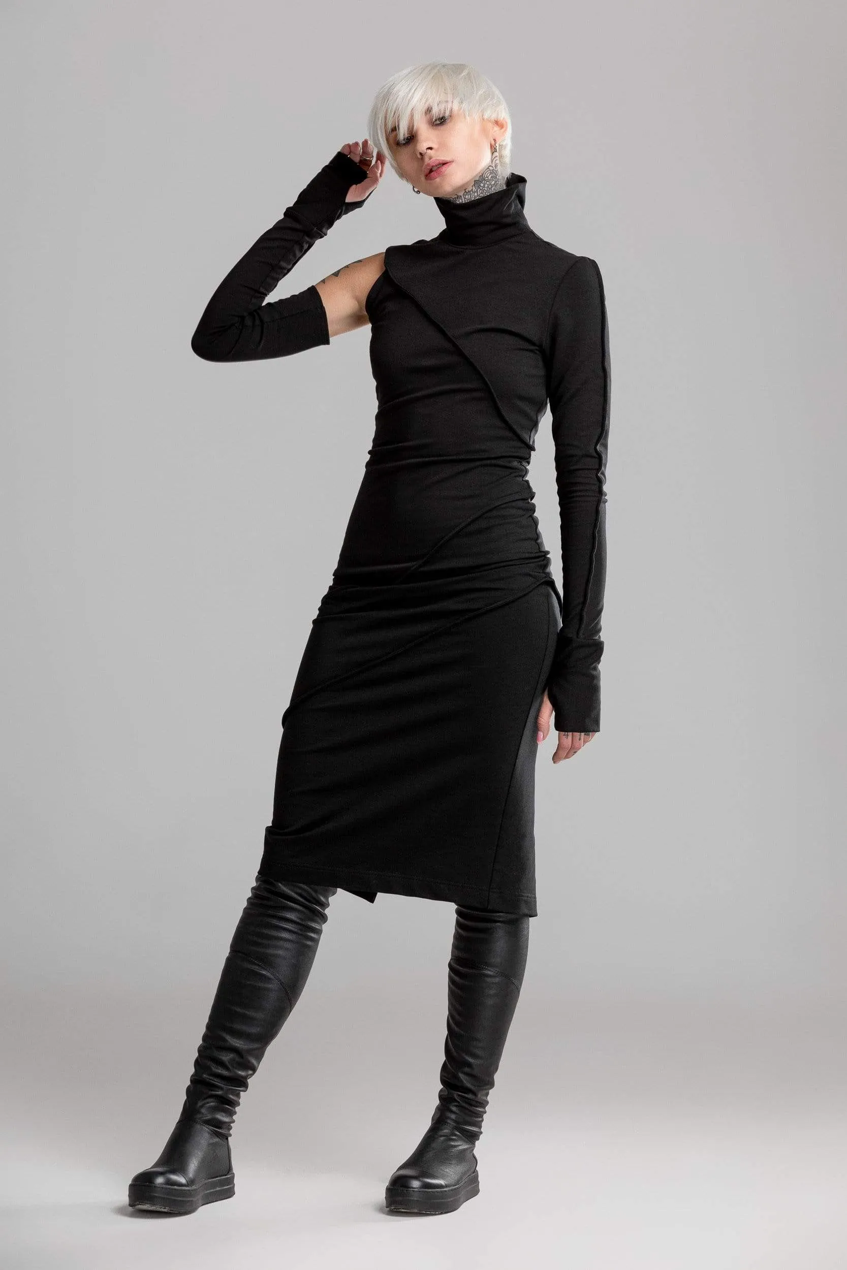Minimalistic black dress sold by MDNT:45 product image thumbnail 3