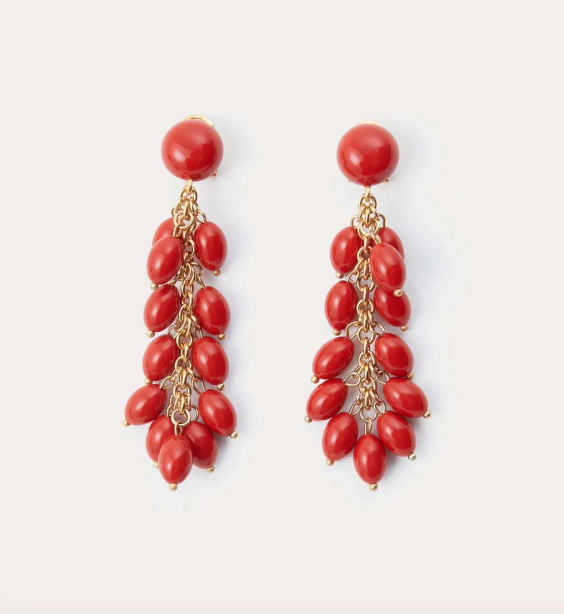 Laurel Earrings | Orange sold by Jones