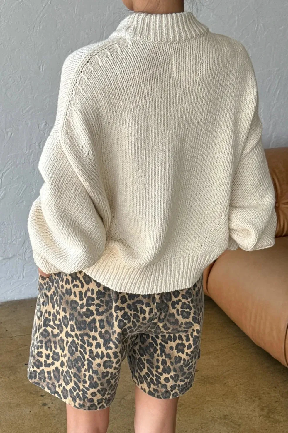 Zoe Cotton Sweater - Naturel sold by Jones product image thumbnail 2