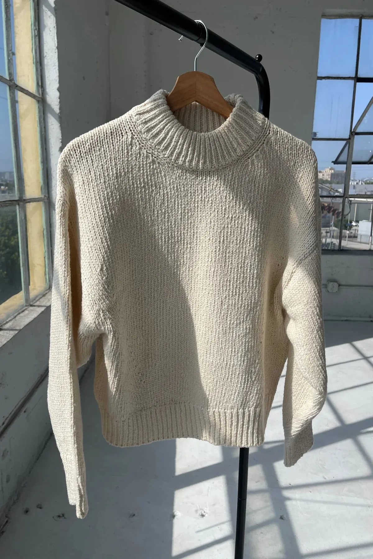 Zoe Cotton Sweater - Naturel sold by Jones product image thumbnail 3