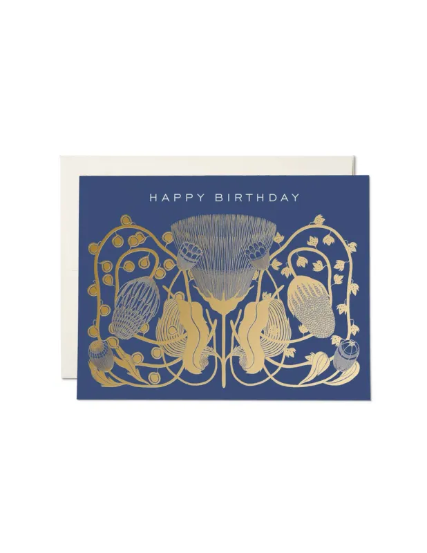 Cobalt Happy Birthday Card made by Jones