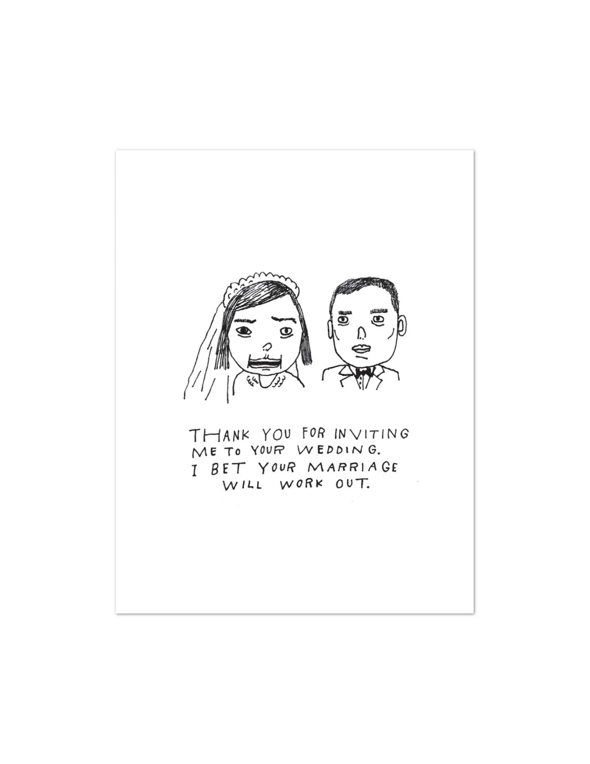 Marriage Will Work Card sold by Jones