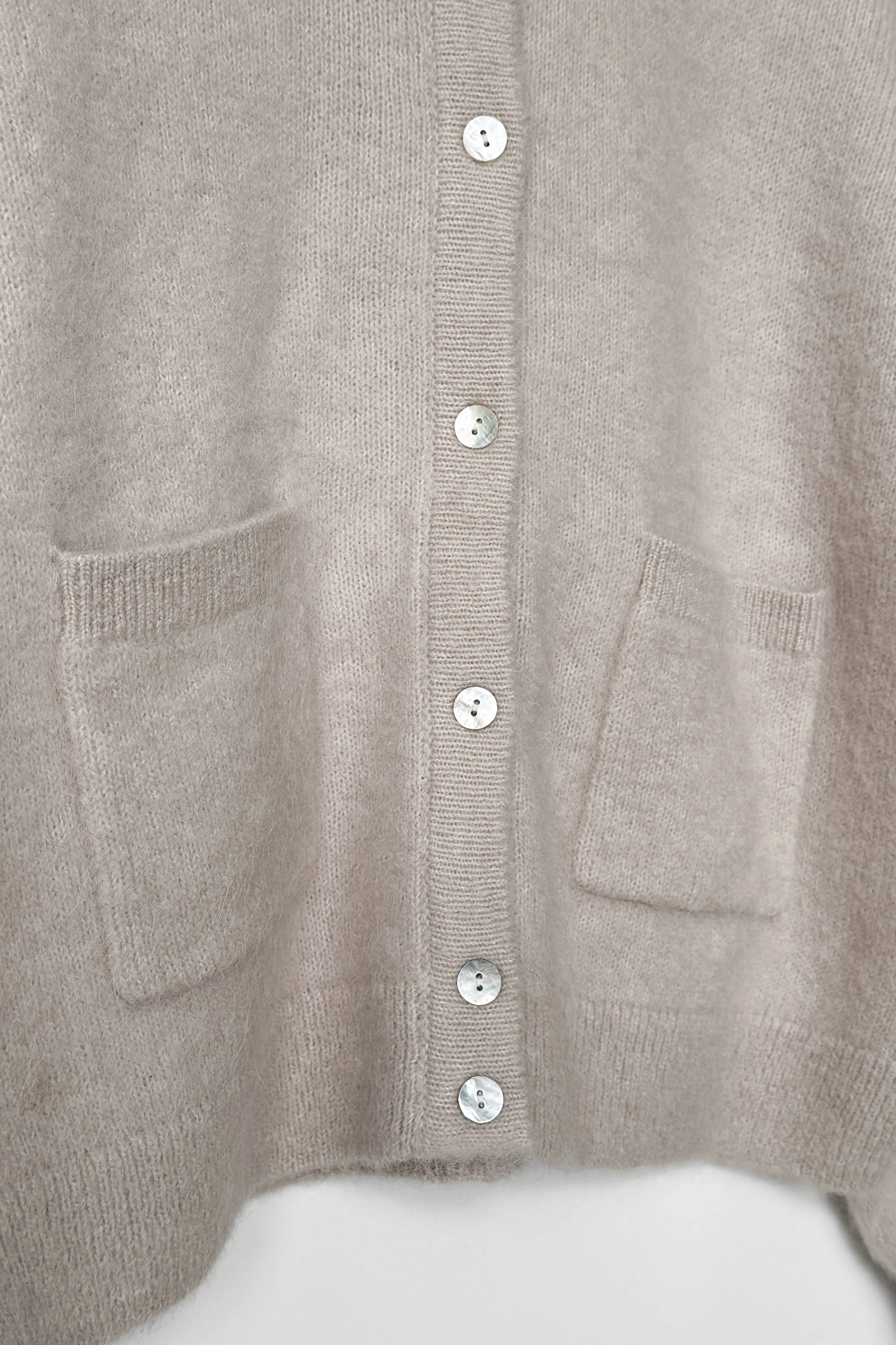 Amélie Alpaca Cardigan - Smoke sold by Jones product image thumbnail 4