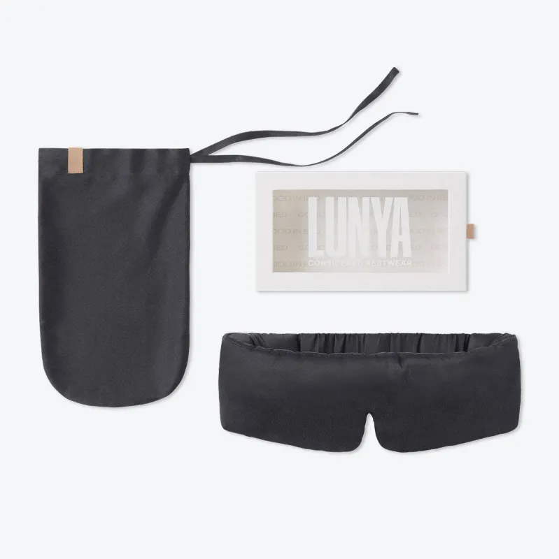 Washable Silk Sleep Mask Gift Set - Meditative Grey sold by Jones