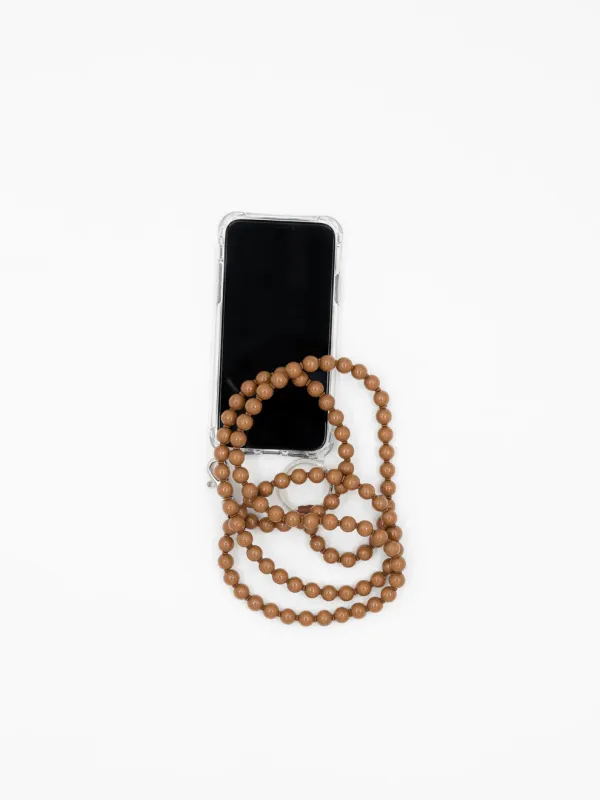 Bead Phone Necklace - Mocca sold by Jones