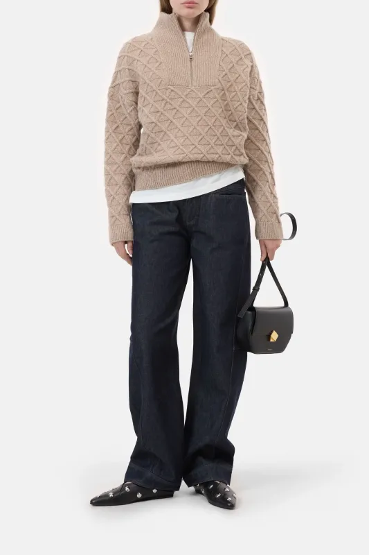 Troyer Longsleeve - Clay Beige made by Closed