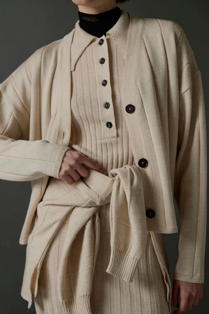Callum Cardigan - Ivory sold by Jones
