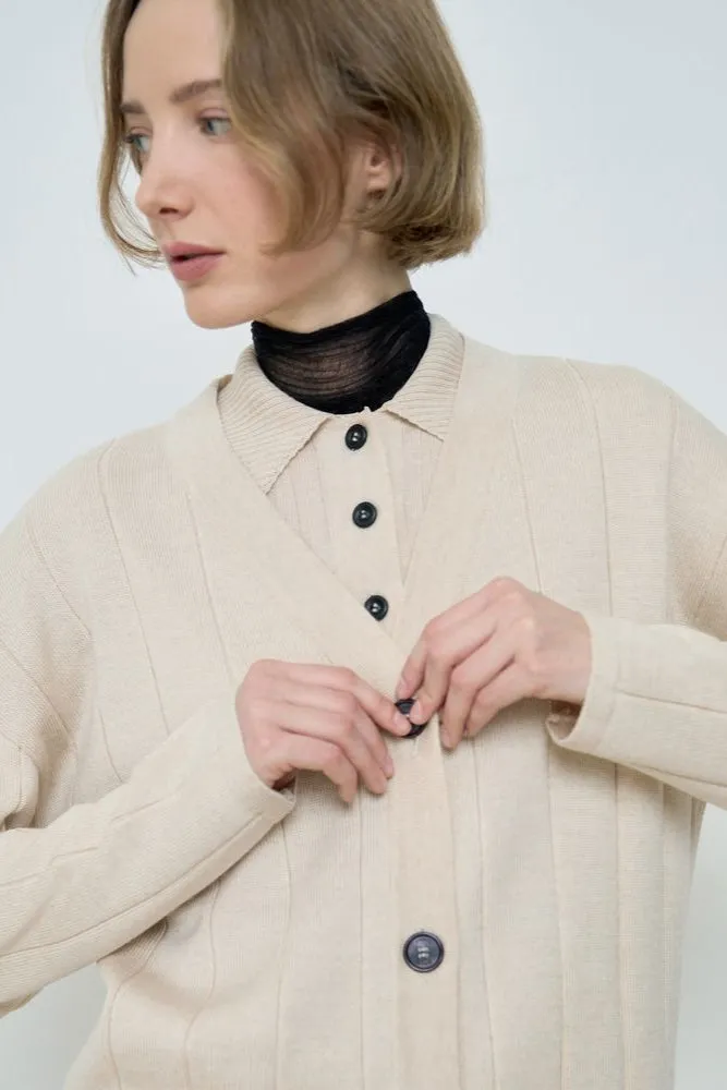 Callum Cardigan - Ivory sold by Jones product image thumbnail 3