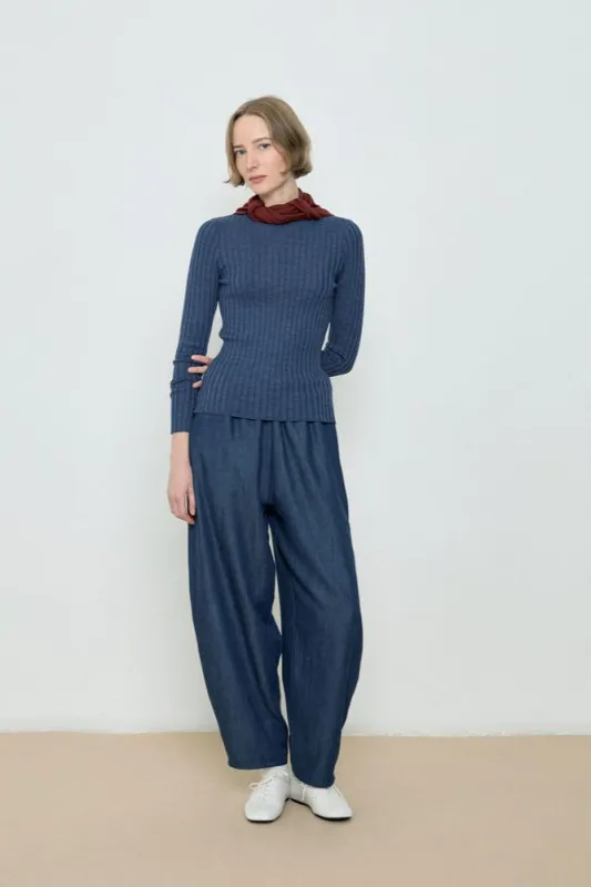 Valley Sweater - Blue Melange made by Diarte