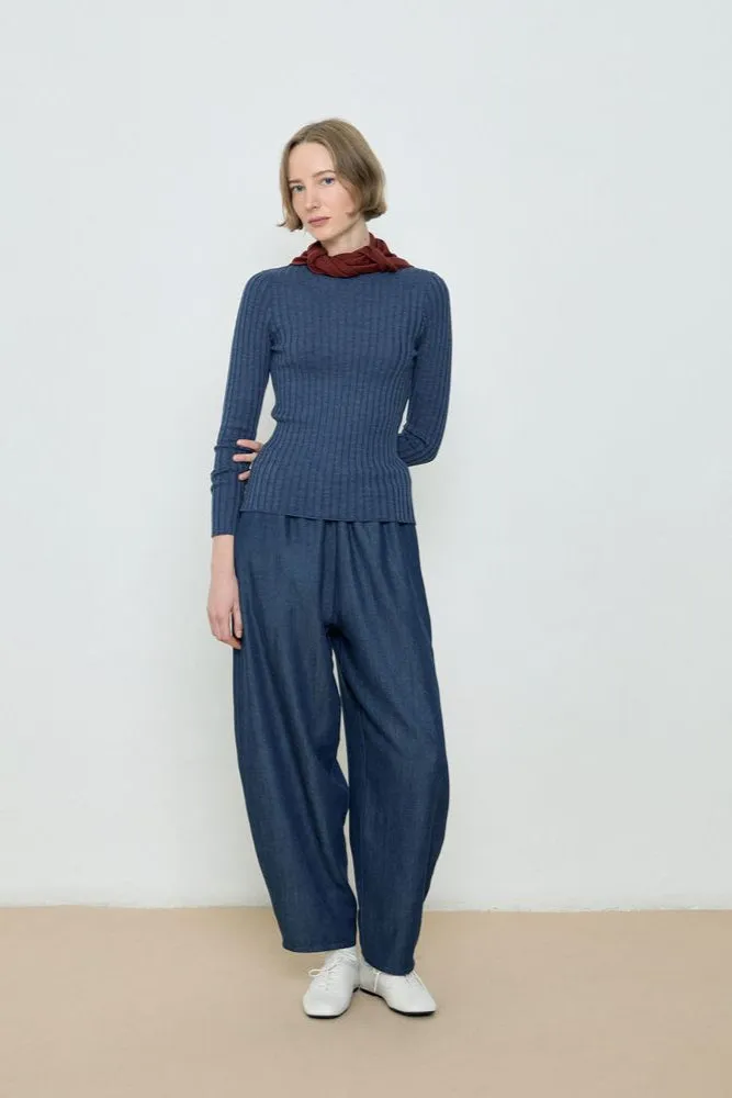 Valley Sweater - Blue Melange sold by Jones