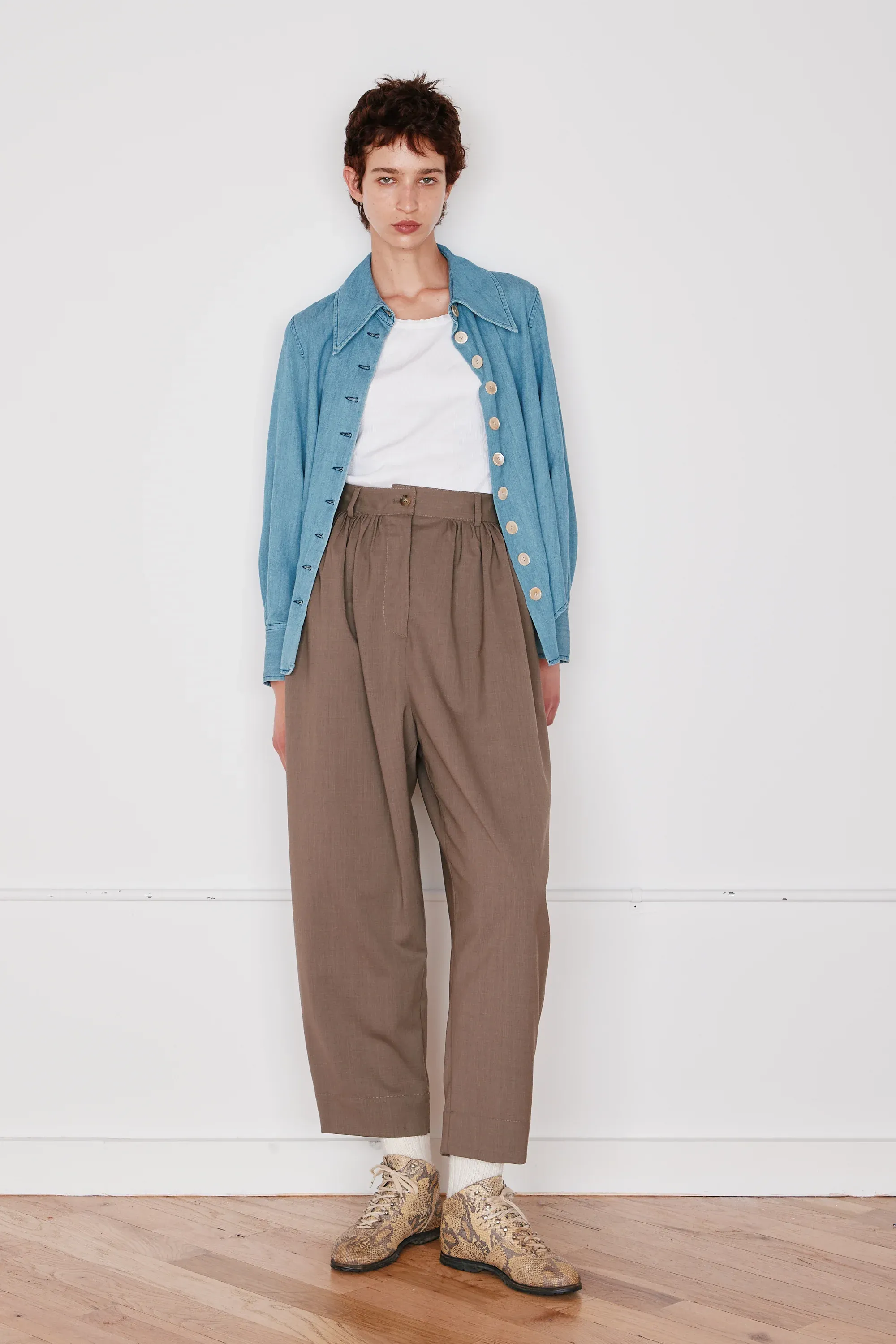 Brandon Pant - Mushroom Wool sold by Jones product image thumbnail 3