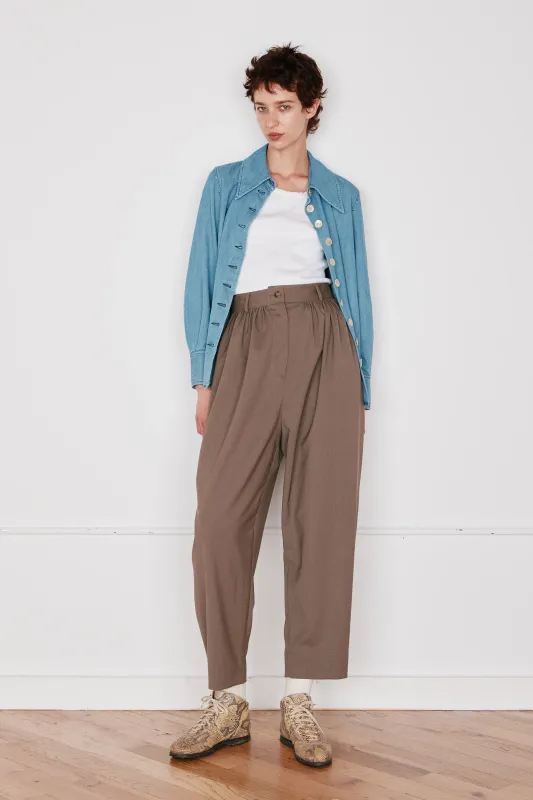 Brandon Pant - Mushroom Wool made by Caron Callahan