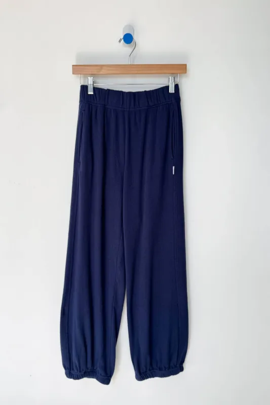 Pointelle Balloon Pants - Navy made by Le Bon Shoppe