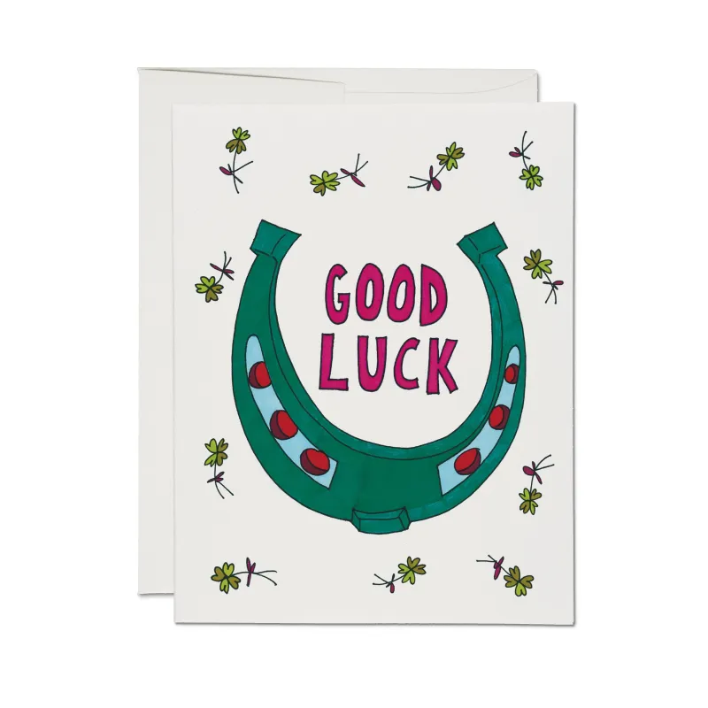 Good Luck Clover Card sold by Jones
