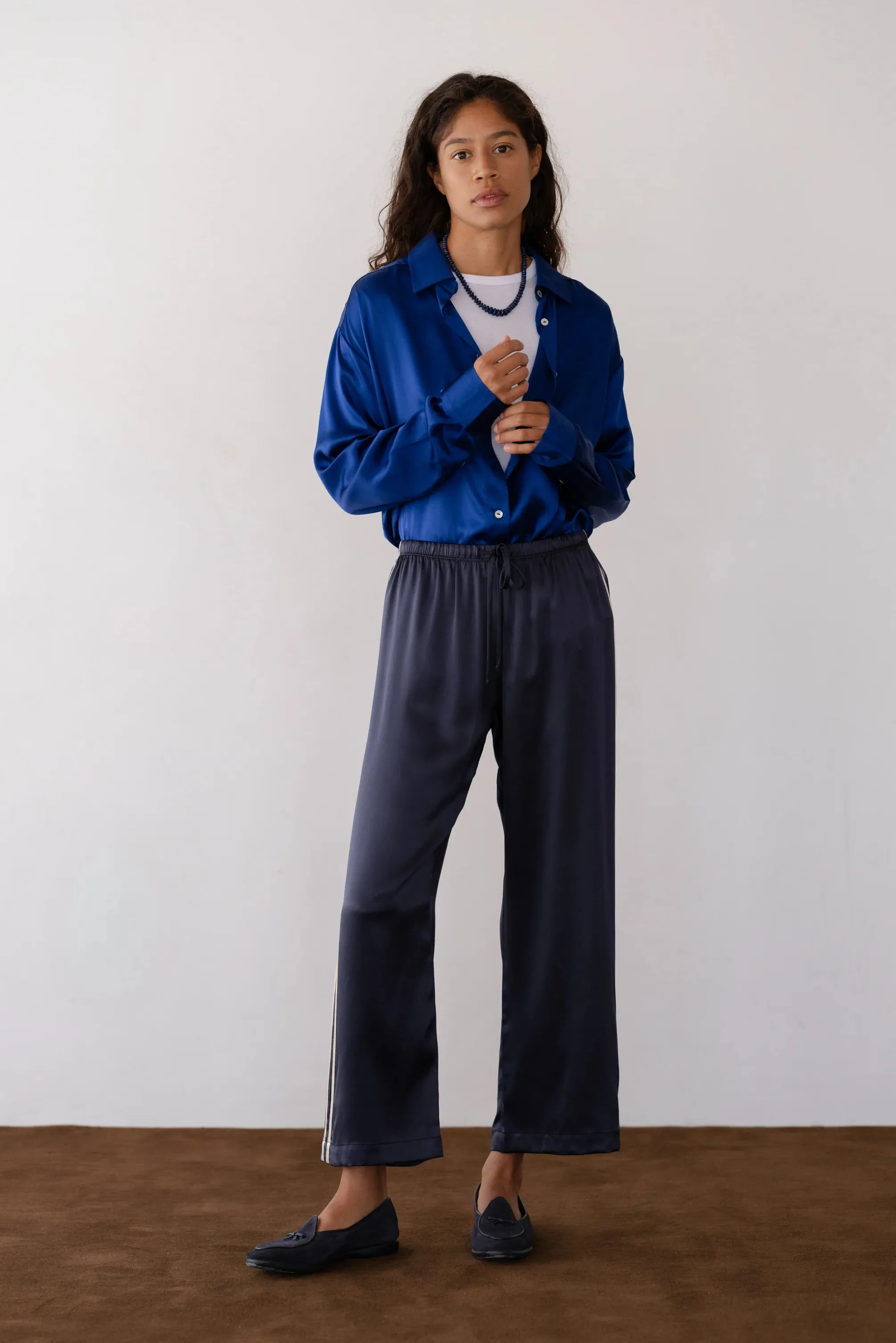 The Silk Shirt - Azure sold by Jones product image thumbnail 4