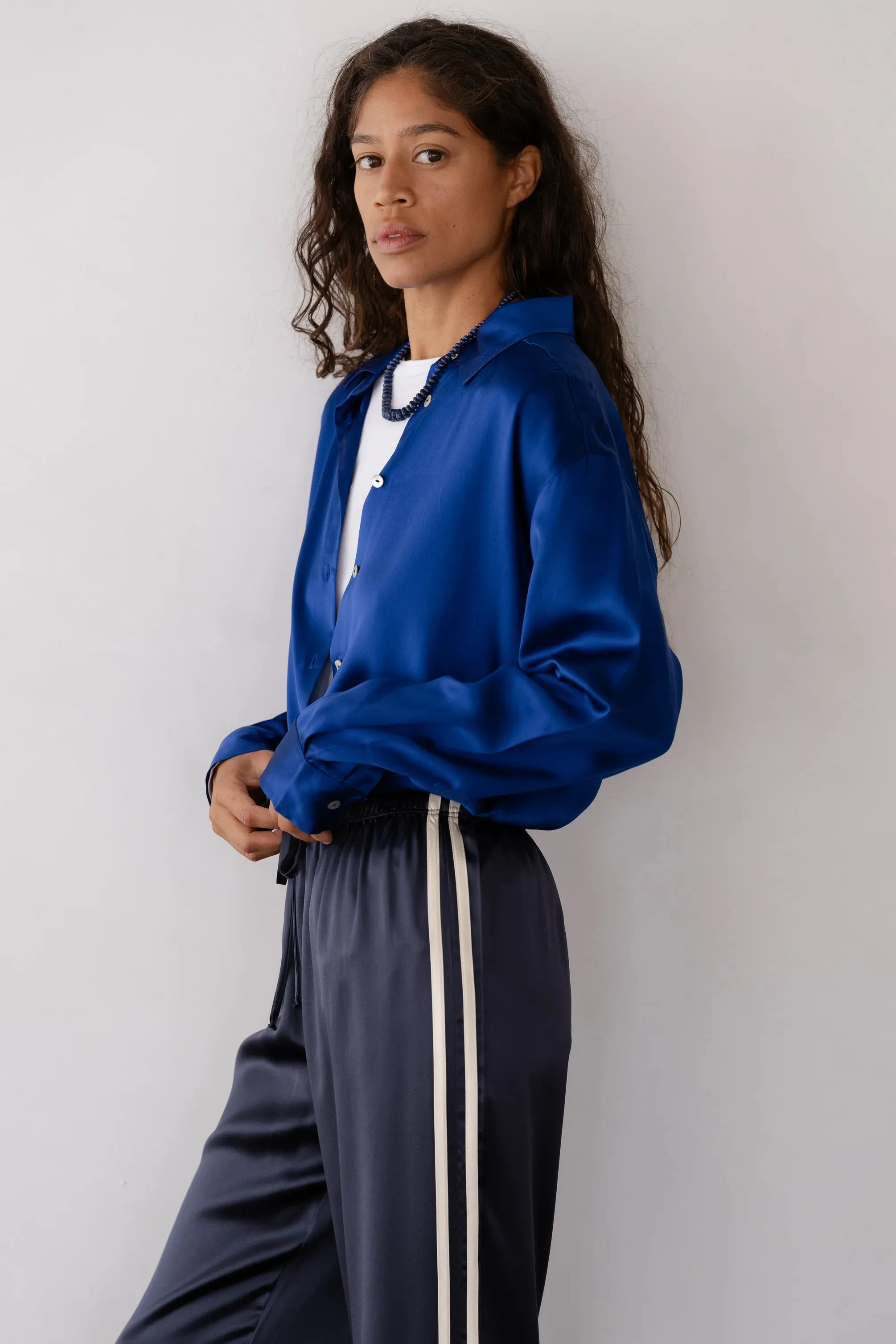 The Silk Shirt - Azure sold by Jones product image thumbnail 2