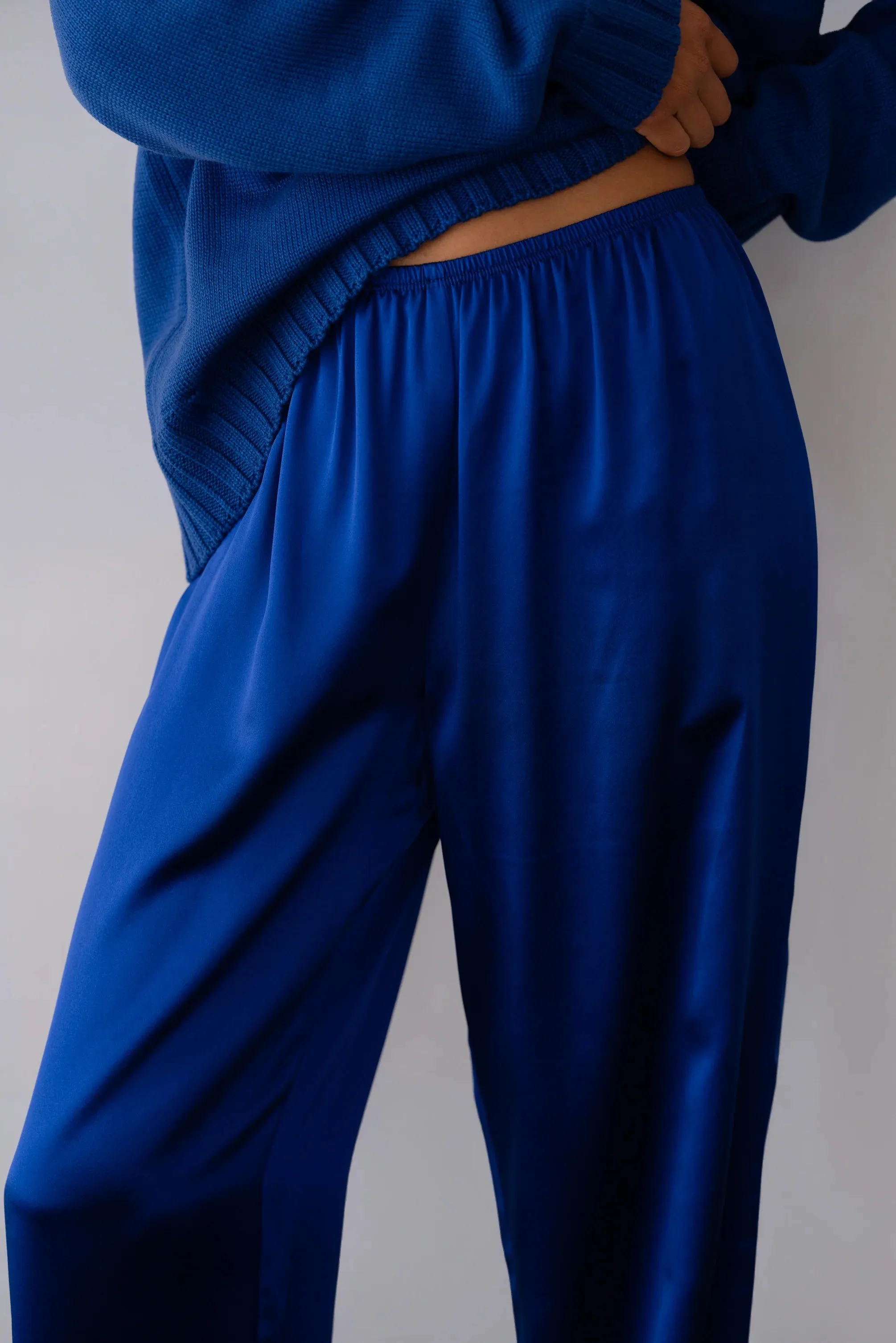 The Silk Simple Pant - Azure sold by Jones product image thumbnail 2