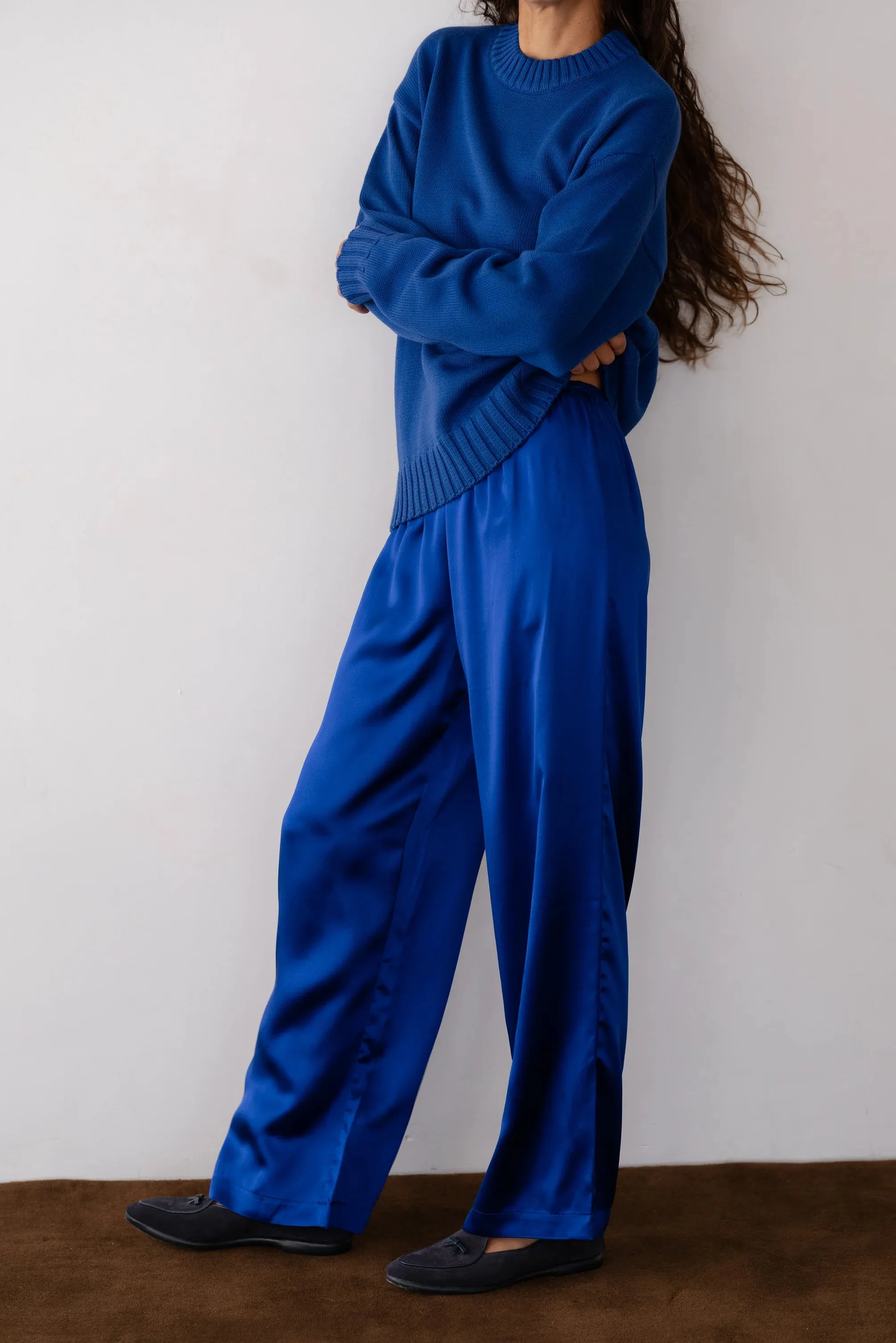 The Silk Simple Pant - Azure sold by Jones product image thumbnail 3