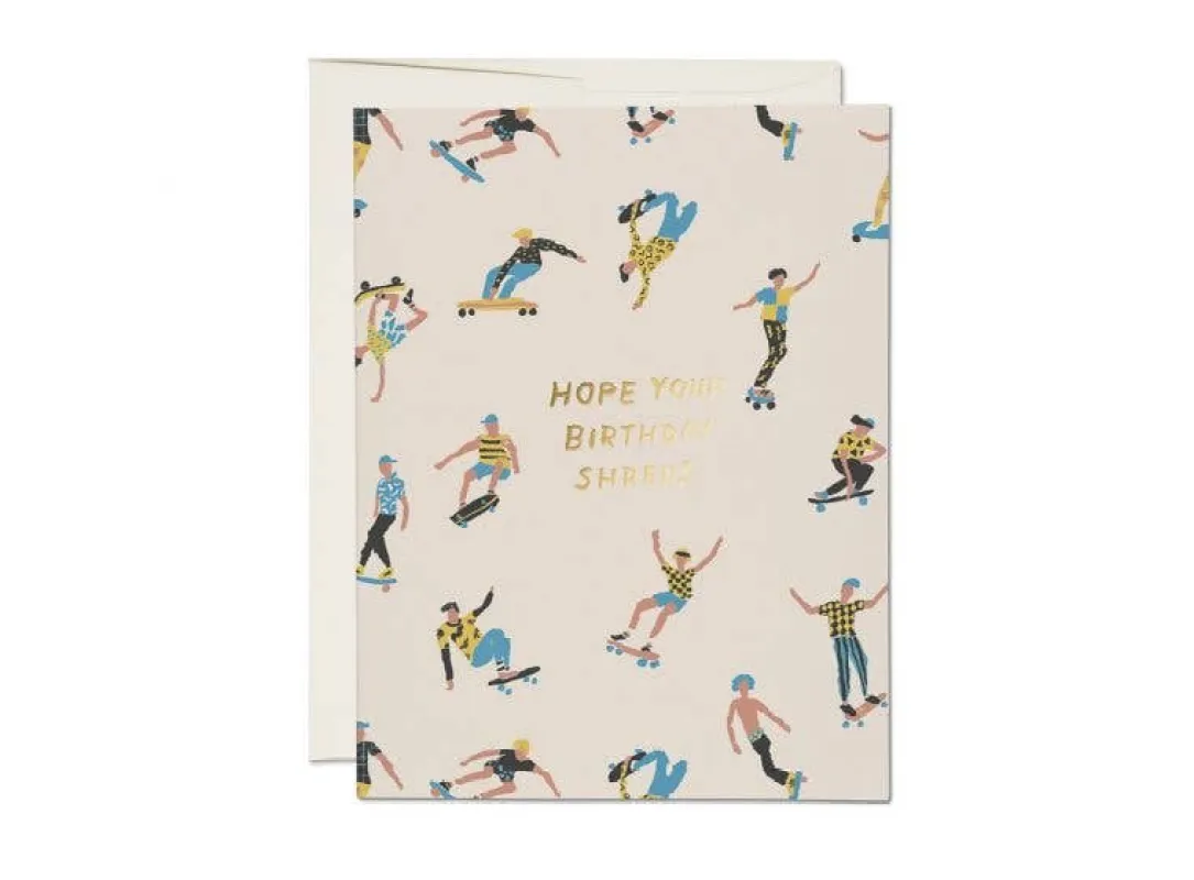 Shreds Birthday Card sold by Jones