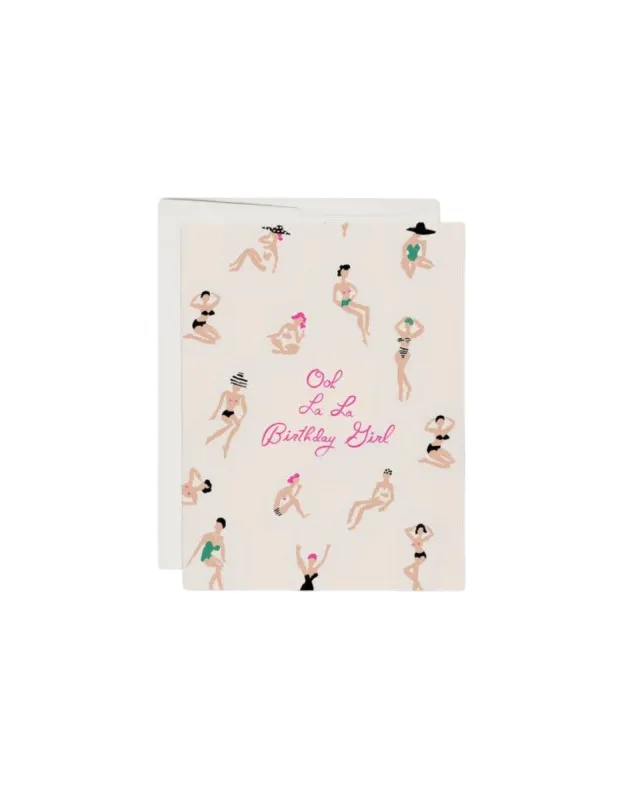 Ooh La La Birthday Girl Card sold by Jones