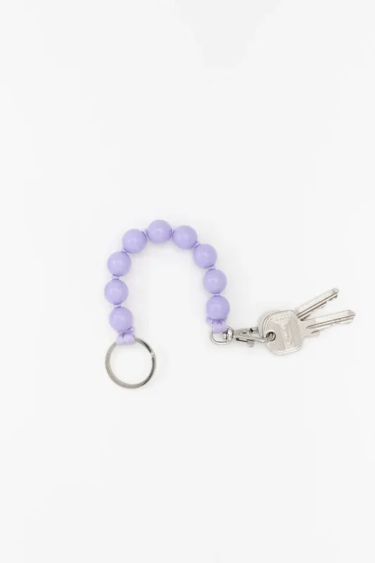 Big Beaded Keychain - Lilac sold by Jones