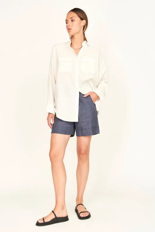 Kyoto Shirt - White Box Stitch sold by Jones