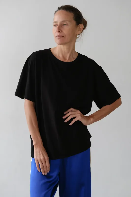 The Jersey Oversized Tee - Jet sold by Jones