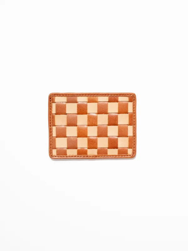 Nico Card Case - Caramel x Sienna Check sold by Jones