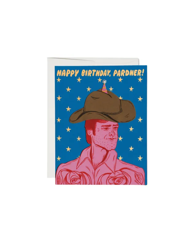 Birthday Pardner Card sold by Jones